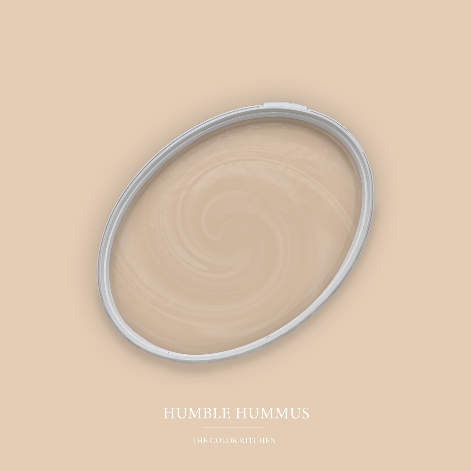 Pittura murale beige opaca The Color Kitchen Humble Hummus Pittura per interni esclusiva, ad alta coprenza
