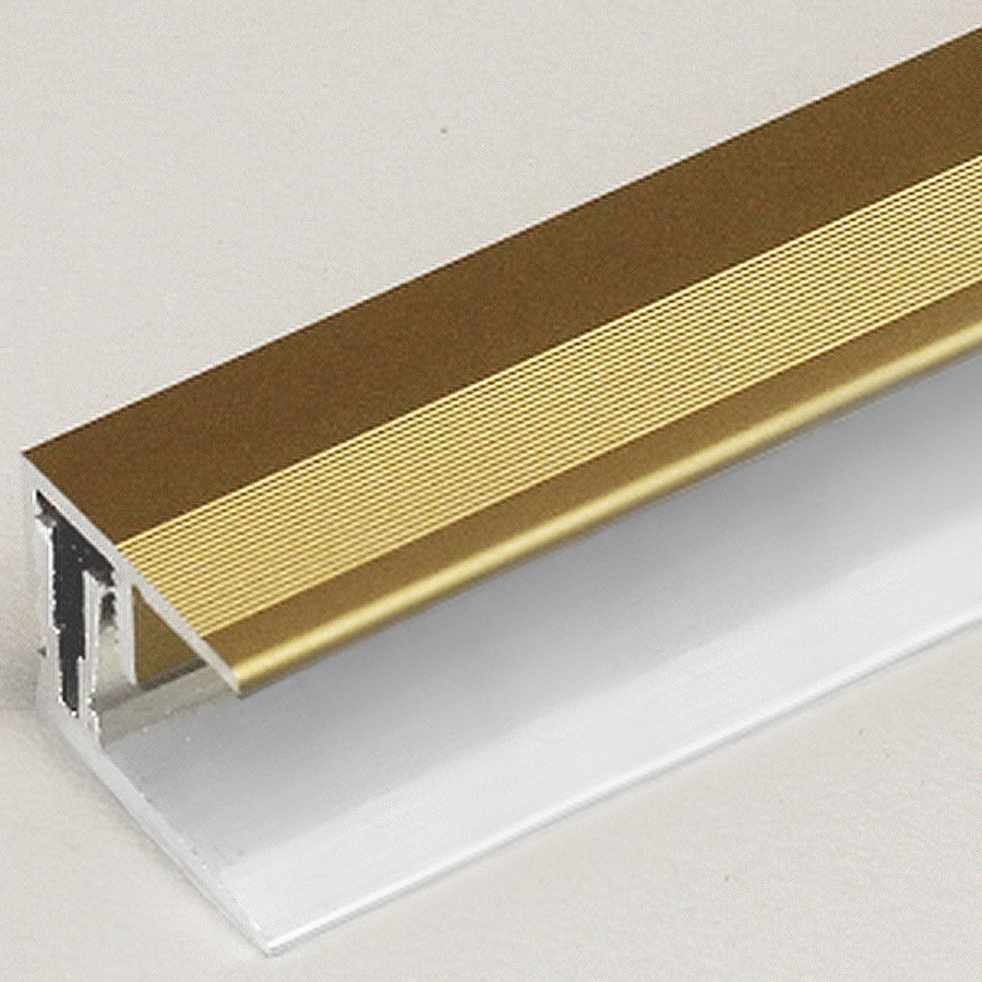 Profili di bordatura e finitura PROVISTON Alberni B 24 mm, altezza bordatura 11 - 15 mm, alluminio anodizzato