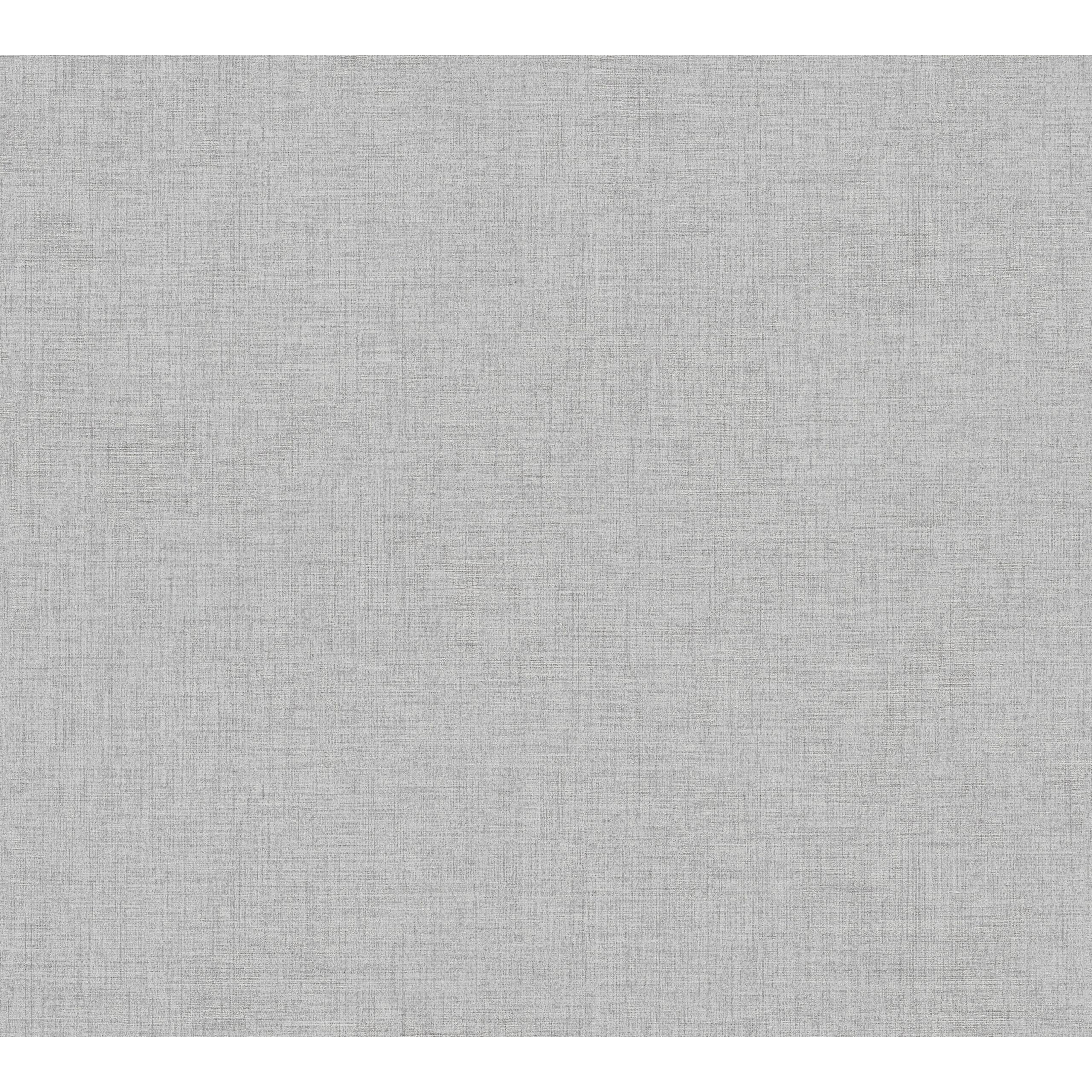 A.S. Creation New Walls 374304 Carta da parati in tessuto non tessuto Tinta unita University 0,53 x 10,05 m Grigio