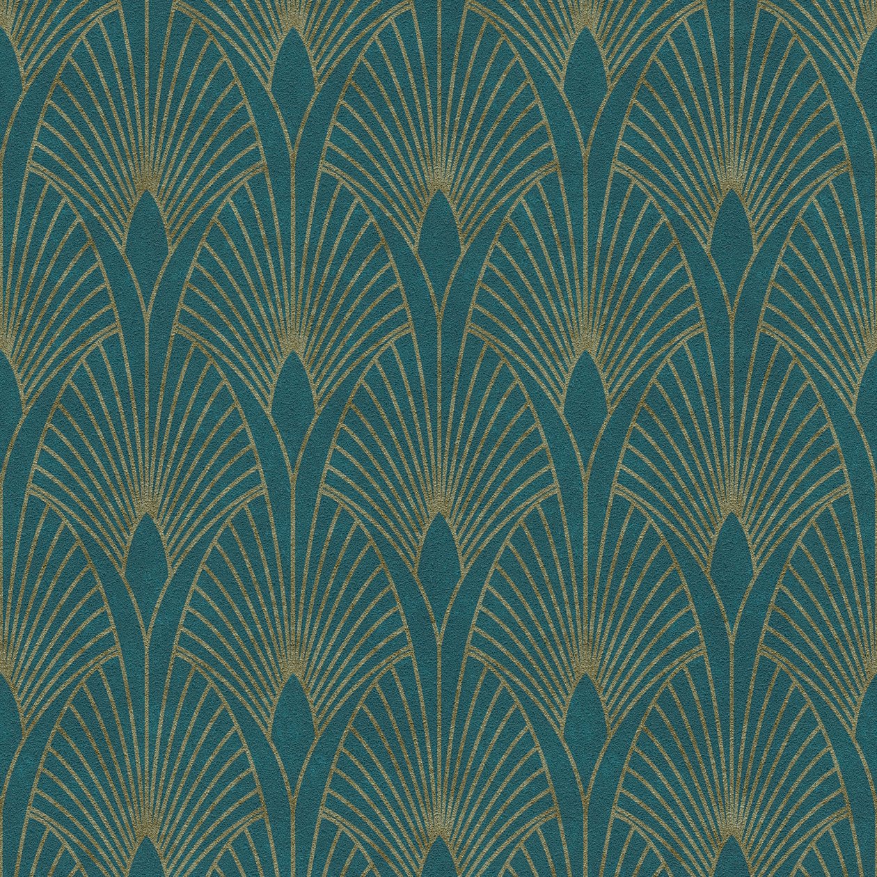 Carta da parati non tessuta 374275 verde retrò vintage New Walls A.S. Creation