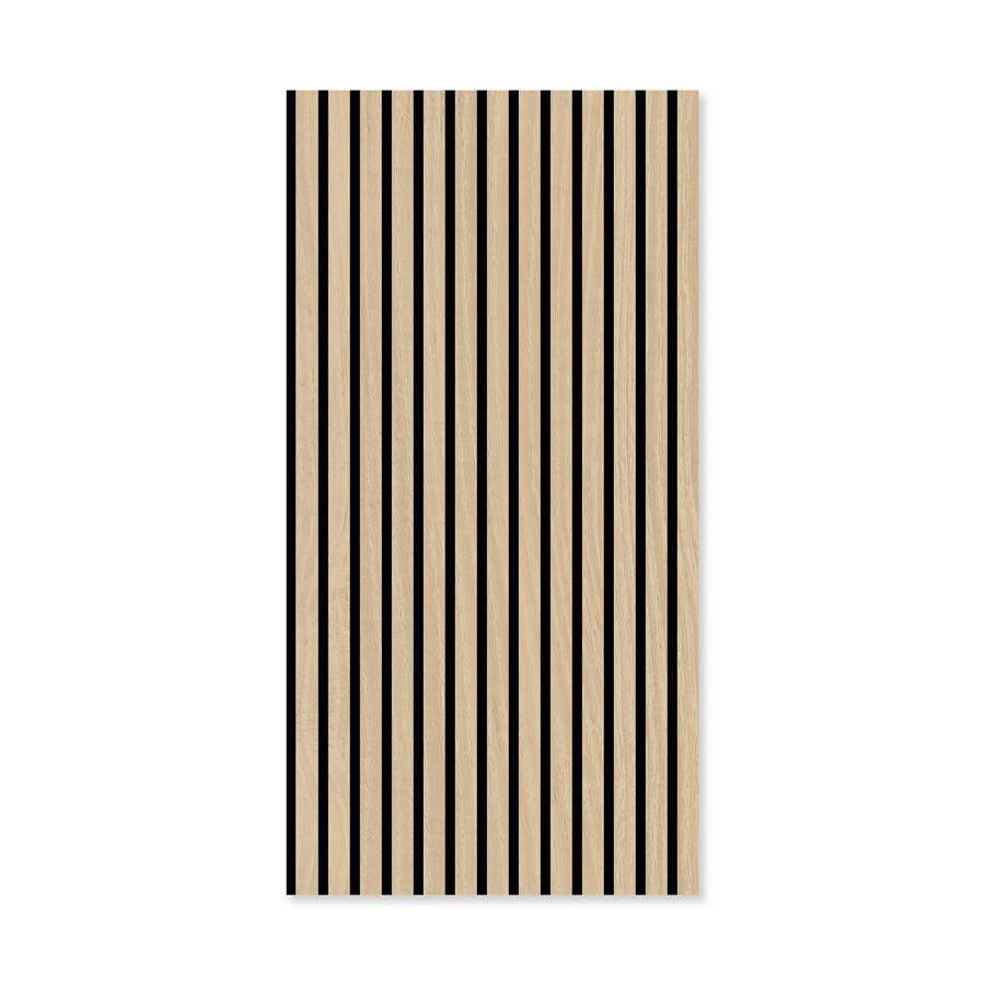 Pannello acustico modulare JANGAL 1040 x 520 x 10 mm Pannello acustico 3D in vero legno di quercia Fanal