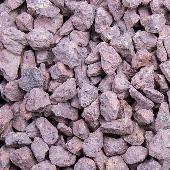 Graniglia di porfido rosso 8 - 11 mm, graniglia di qualità superiore, pietra naturale di porfido, pietre da giardino rosse, GSH