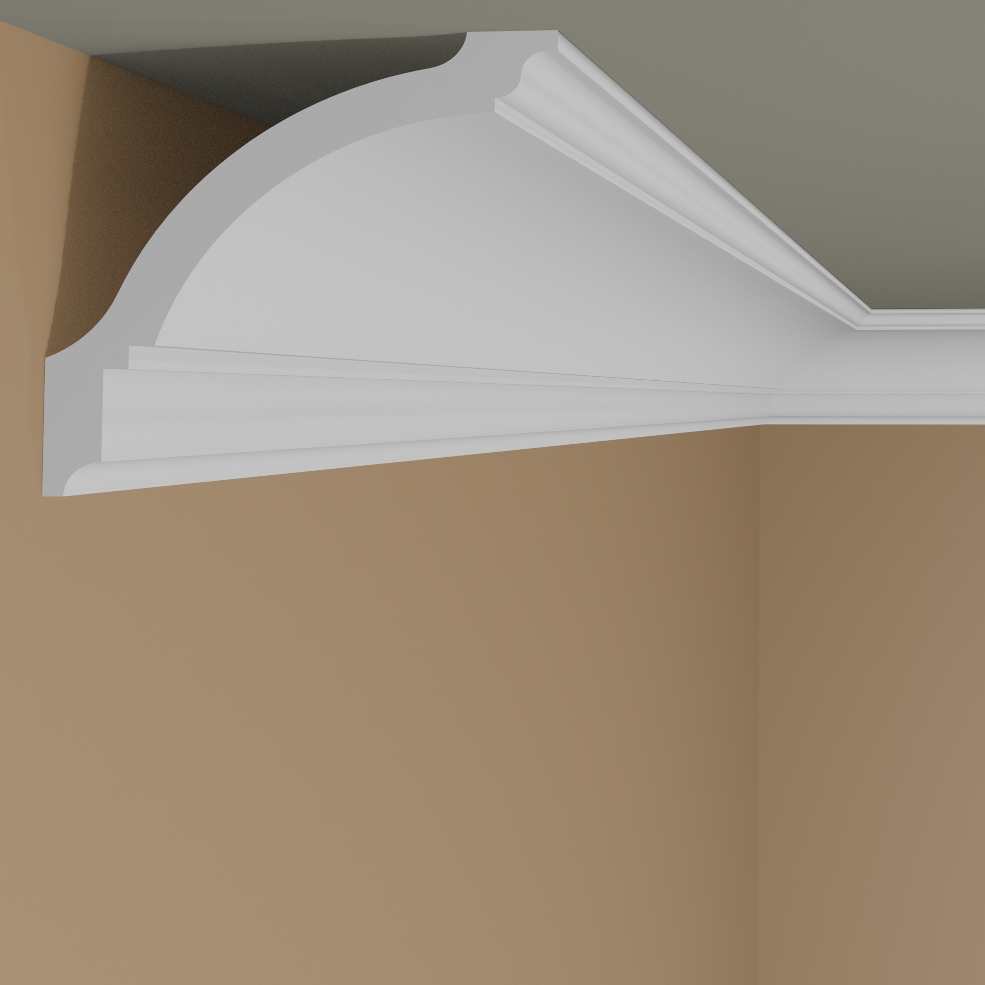 NMC Cornice GP NOMASTYL Polistirene 100 x 100 x 2000 mm Bianco Modanatura per soffitto