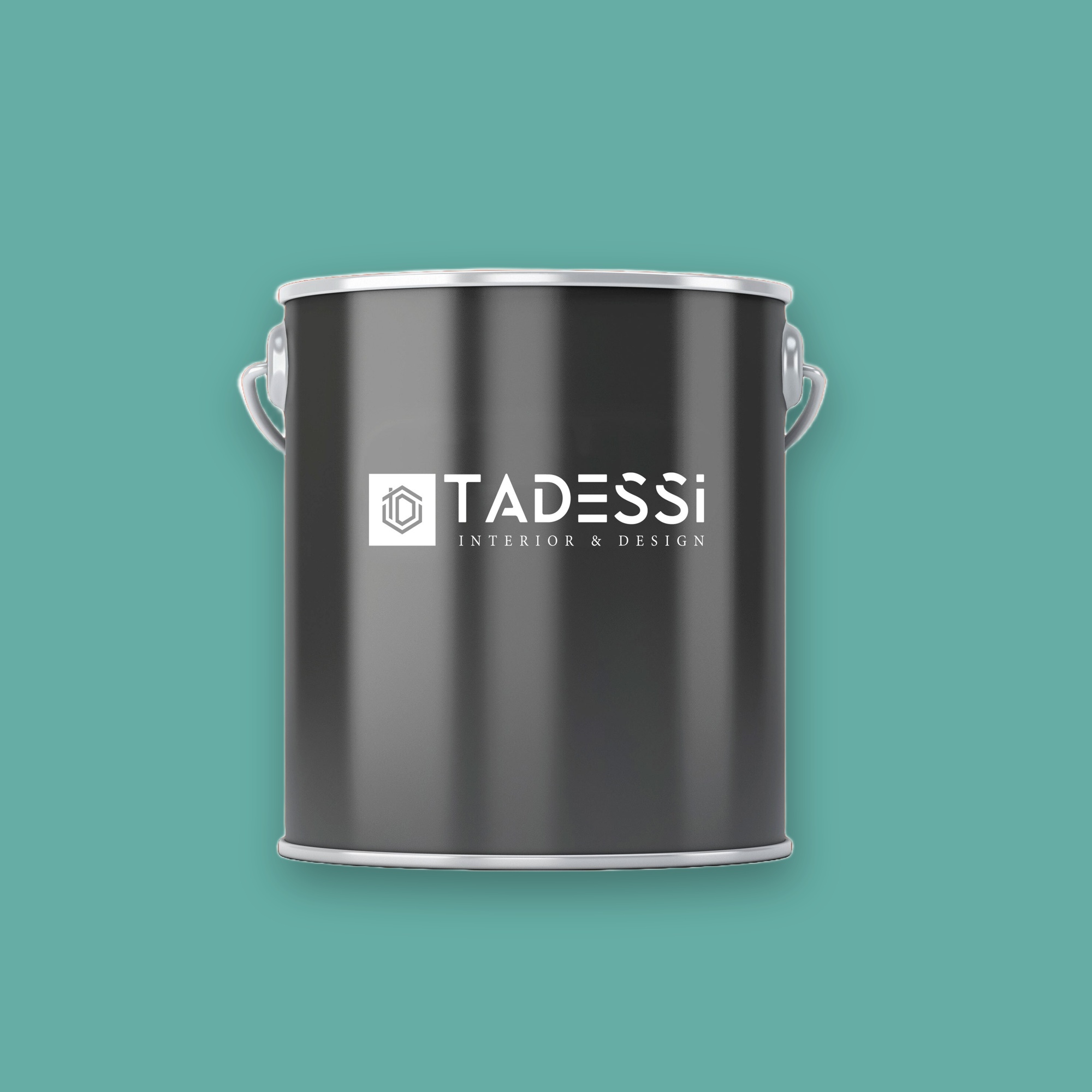 TADESSI Wall Select - Pittura murale blu - Verde turchese - Pittura per interni di alta qualità - Colore intenso