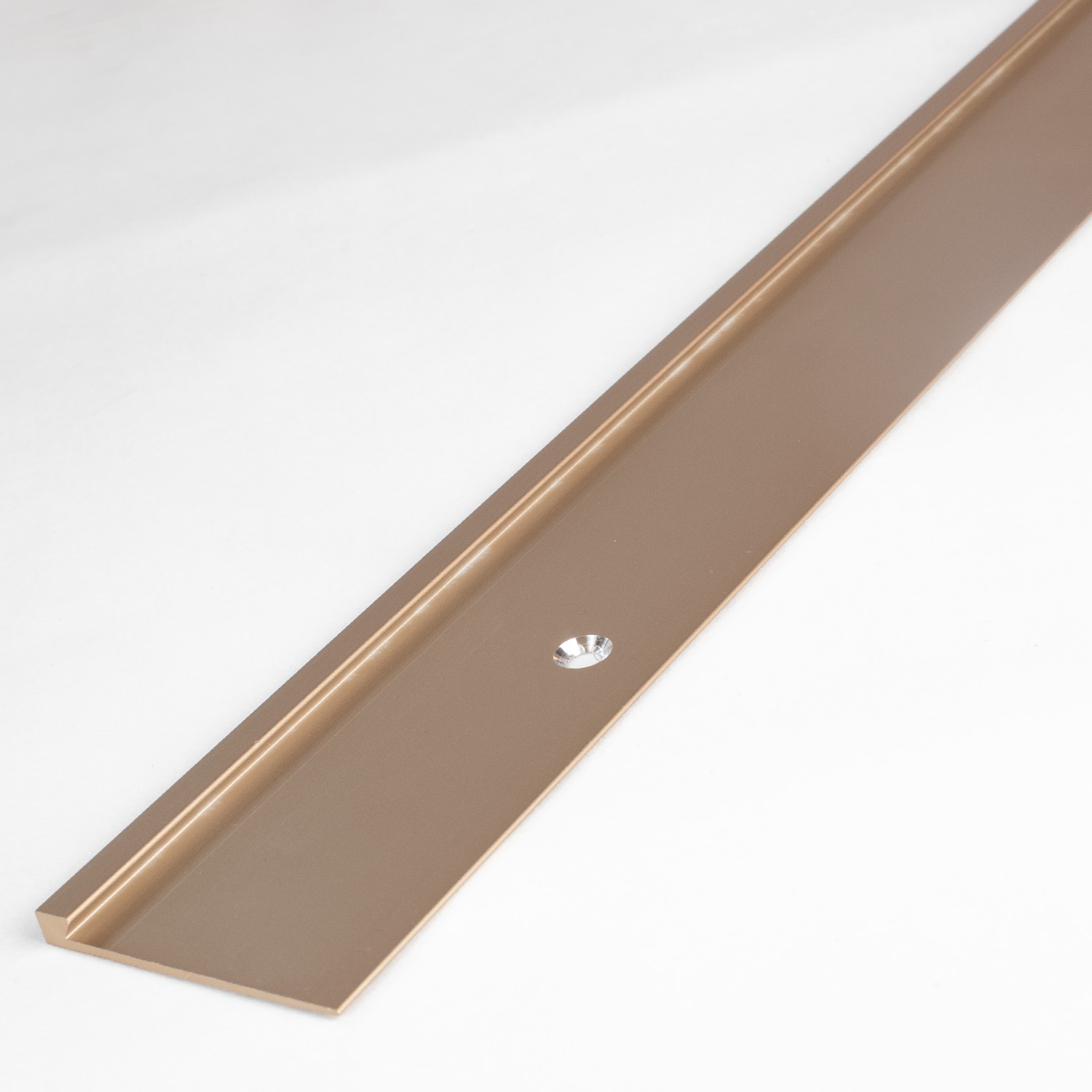 Profili di bordatura e finitura Auer Blackwater H 3 mm L 40 mm L 2700 mm alluminio anodizzato