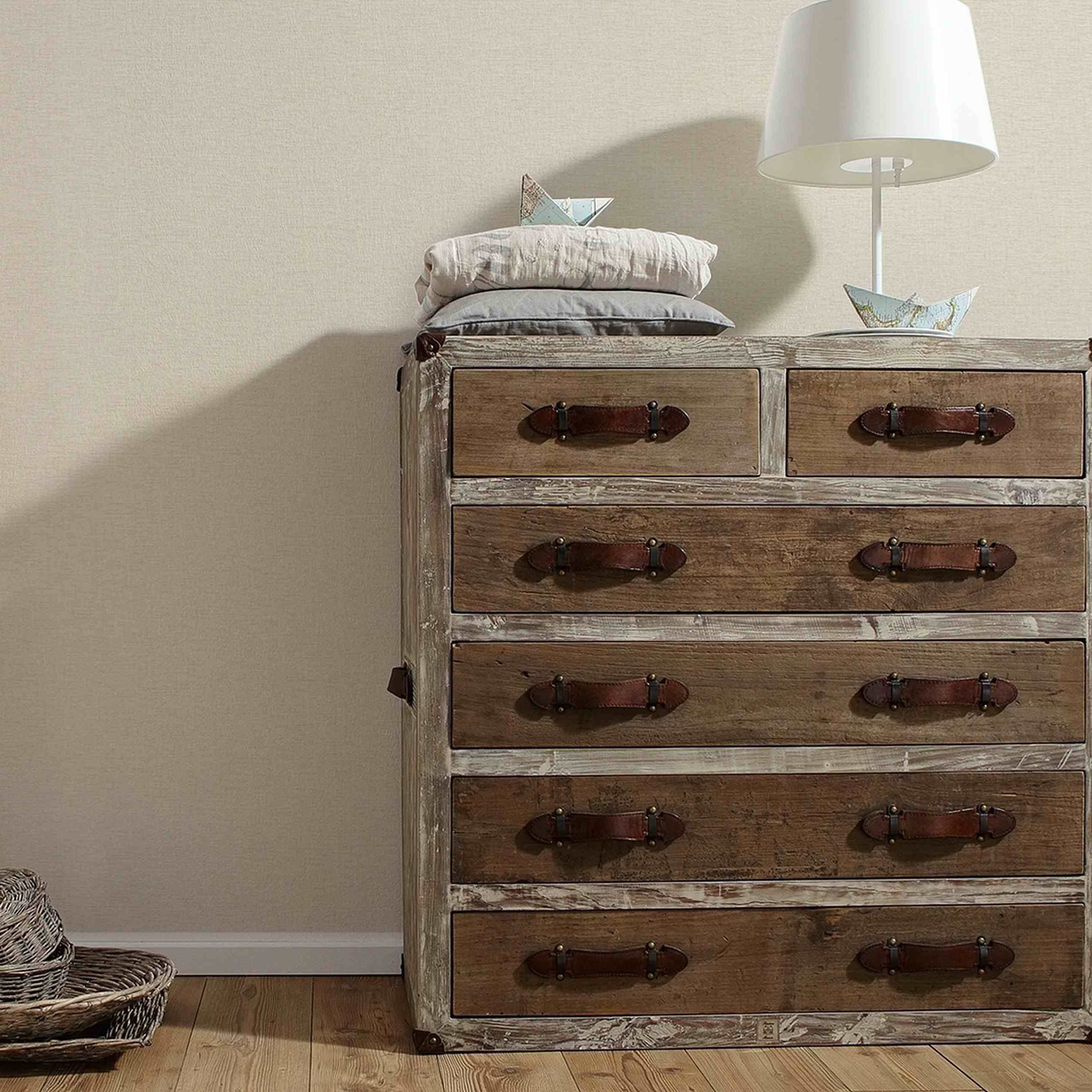 A.S. Creation Secret Garden 324743 Carta da parati in tessuto non tessuto Tinta unita 0,53 x 10,05 m Beige