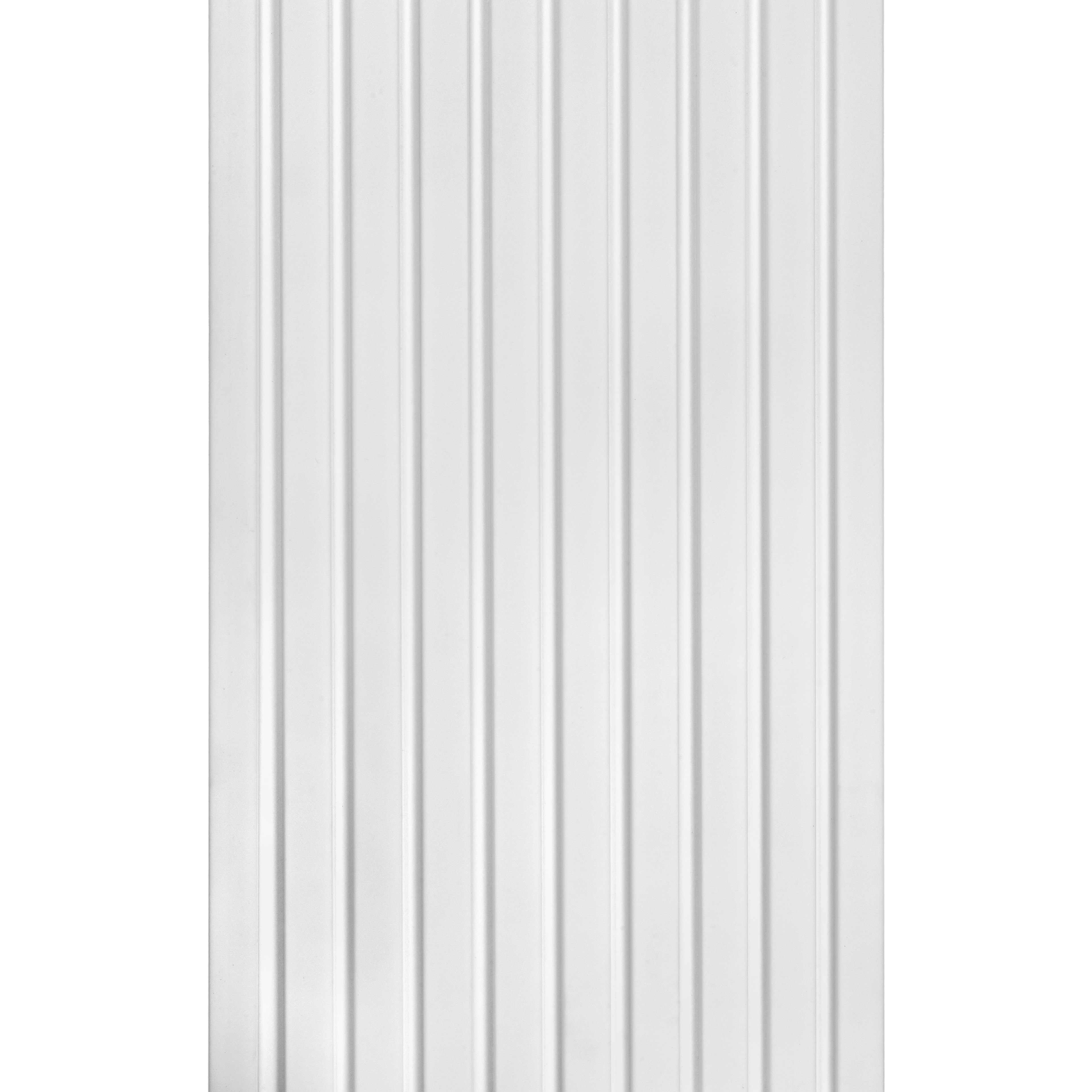 Pannello da parete Mardom Medio L0201T Polyforce 121 x 12 x 2000 mm pannello acustico bianco, verniciabile