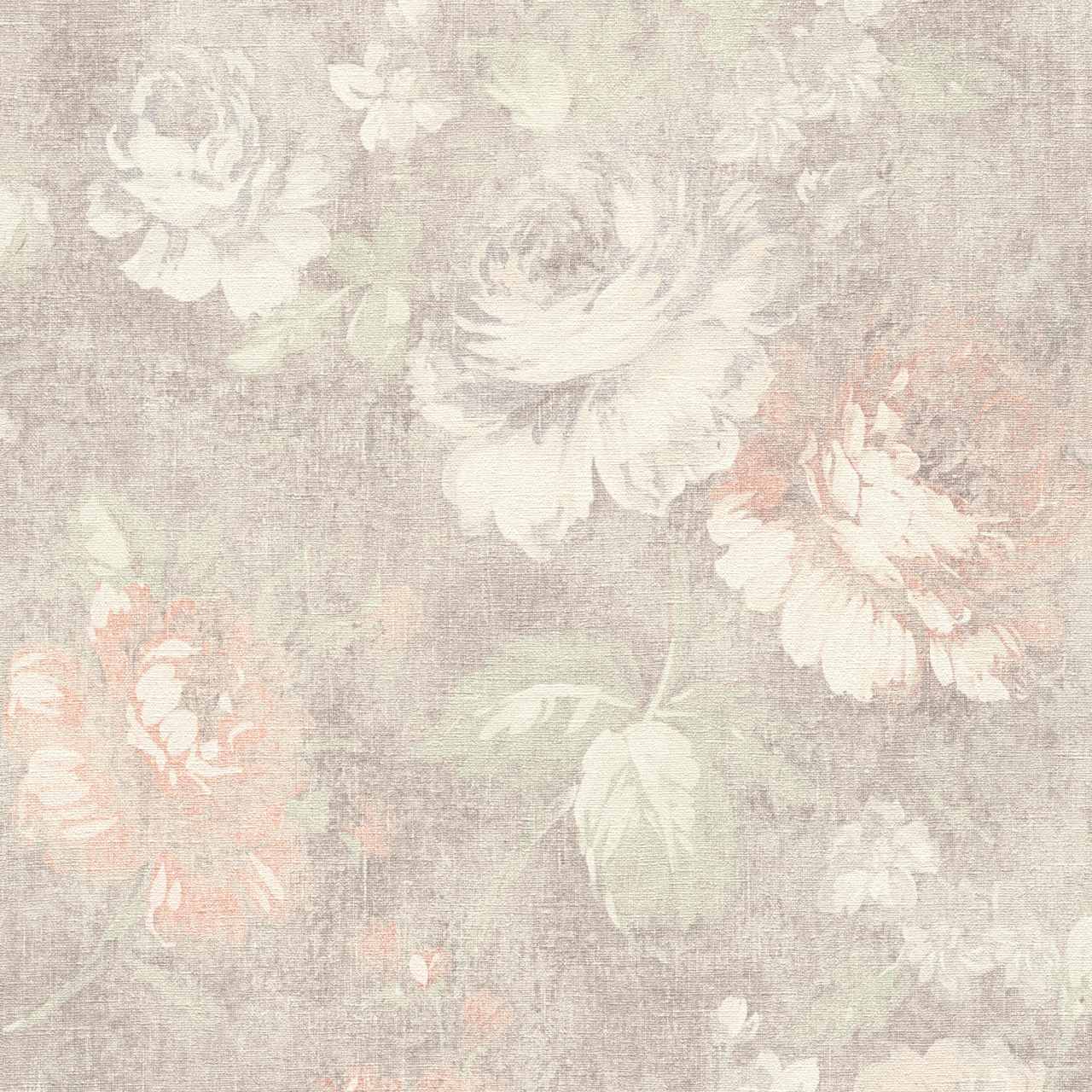 A.S. Creation Secret Garden 336042 Carta da parati in tessuto non tessuto aspetto floreale 0,53 x 10,05 m Marrone
