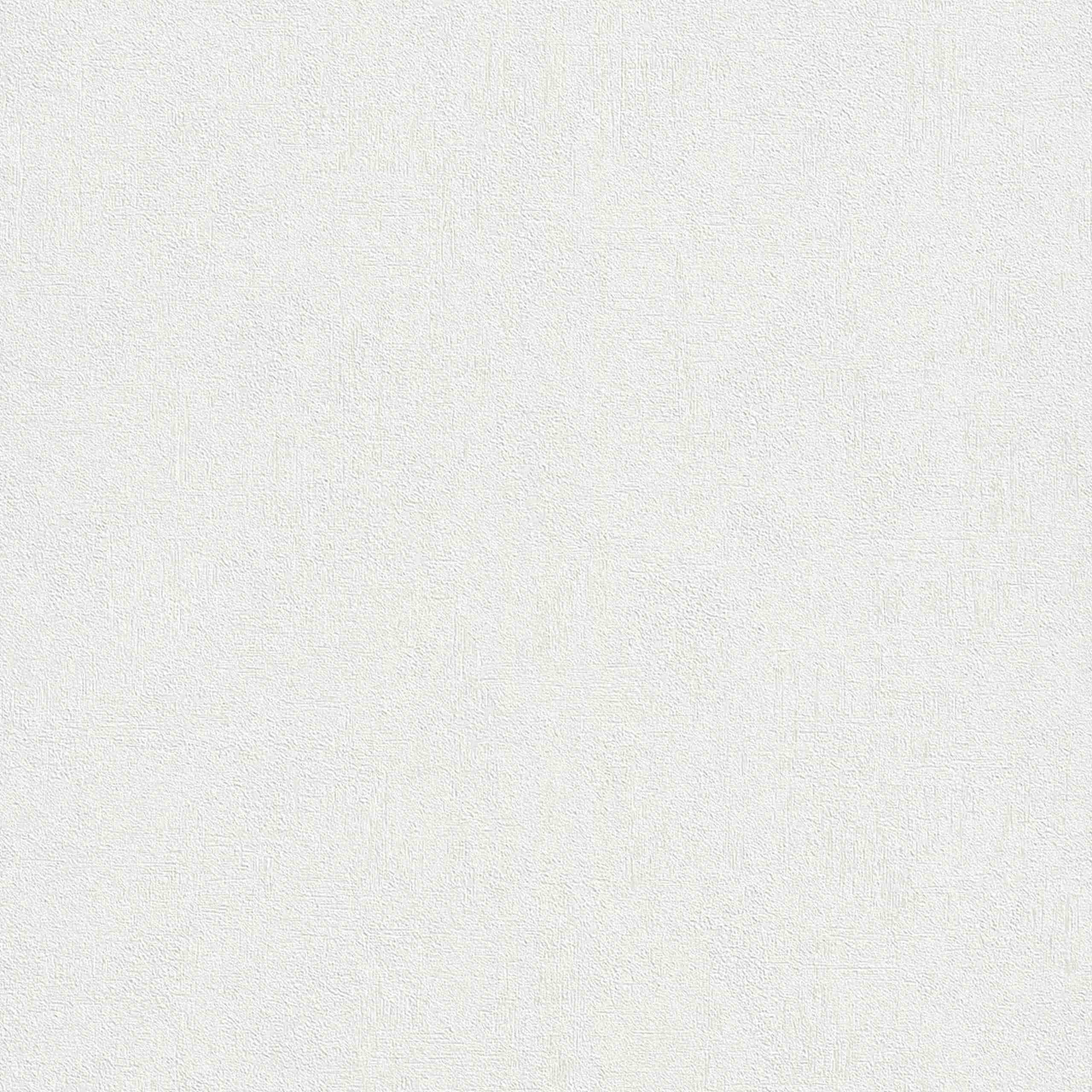 Rasch Giovani Artisti 489804 Carta da parati in tessuto non tessuto Tinta unita Tinta unita 0,53 x 10,05 m Bianco