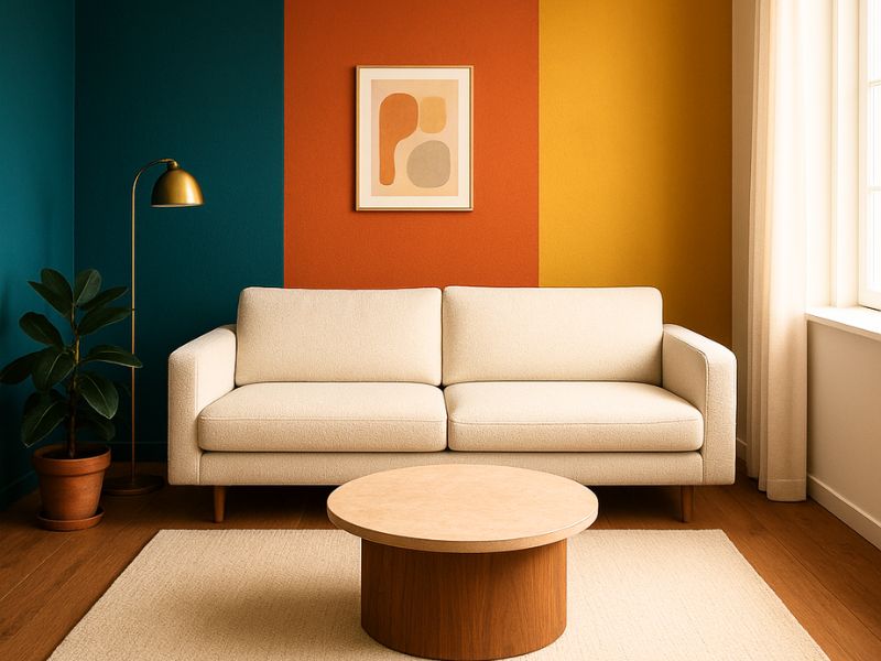 Pitture murali nel colore desiderato