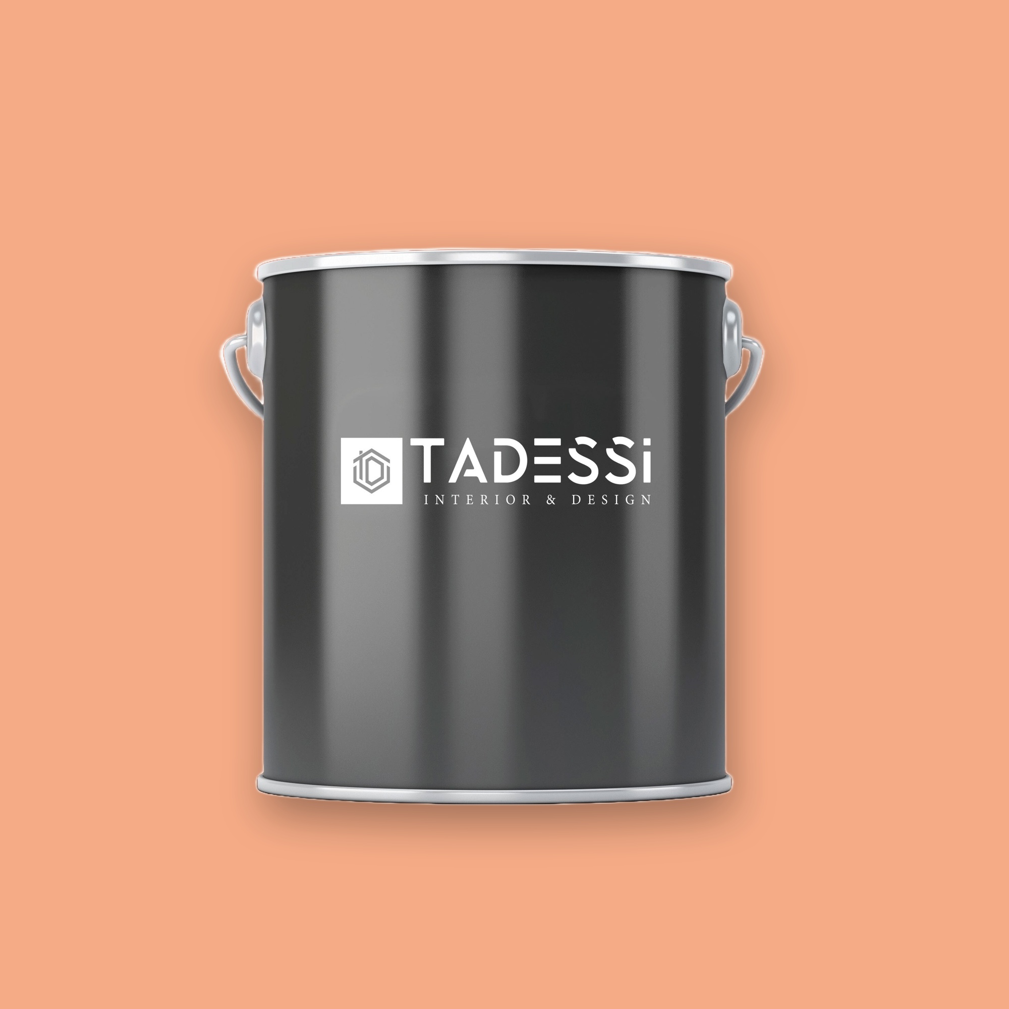 TADESSI Wall Select - Pittura murale arancione-melone - Pittura per interni di alta qualità - Colore intenso