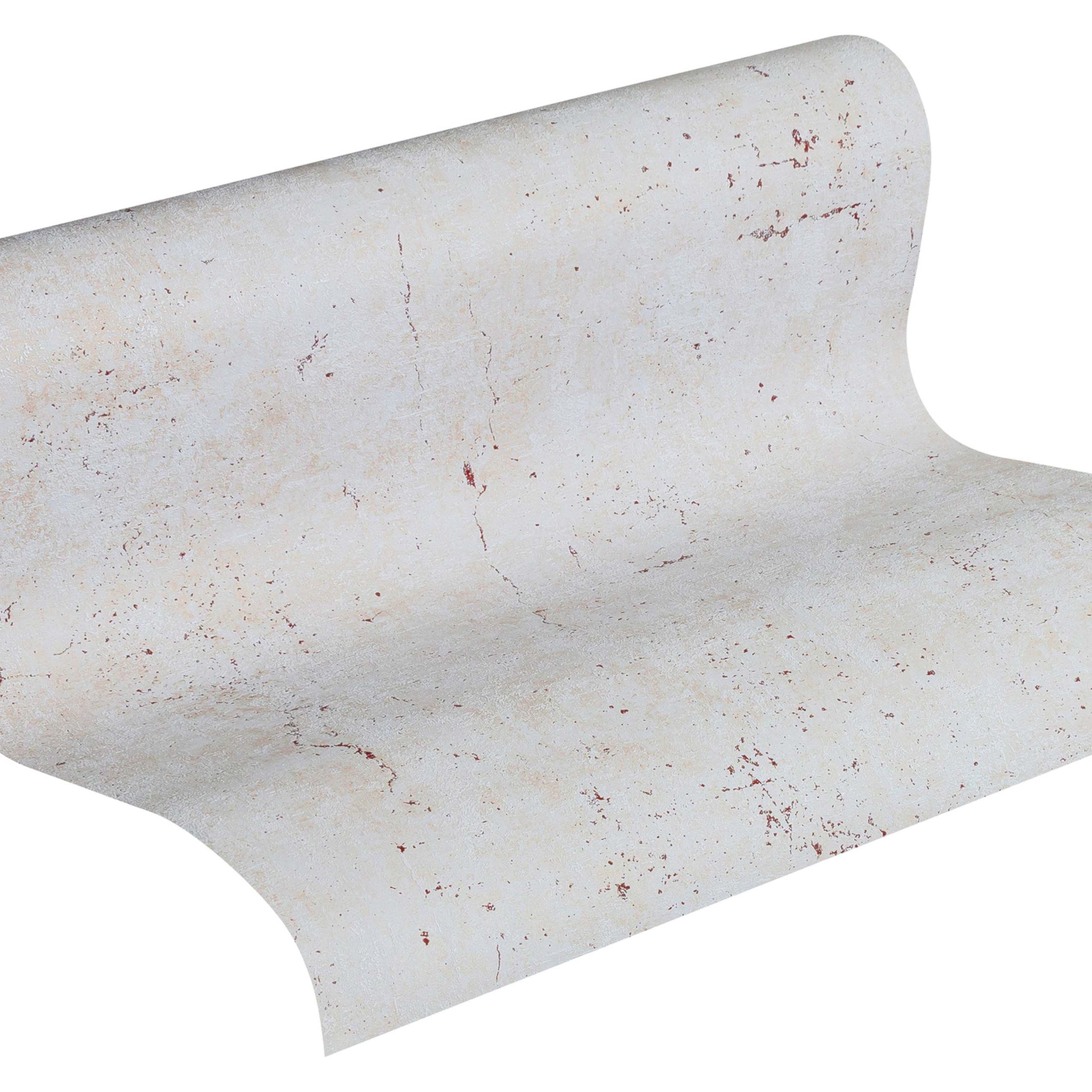 A.S. Creation Metropolitan Stories 369116 Carta da parati in tessuto non tessuto Effetto pietra 0,53 x 10,05 m crema