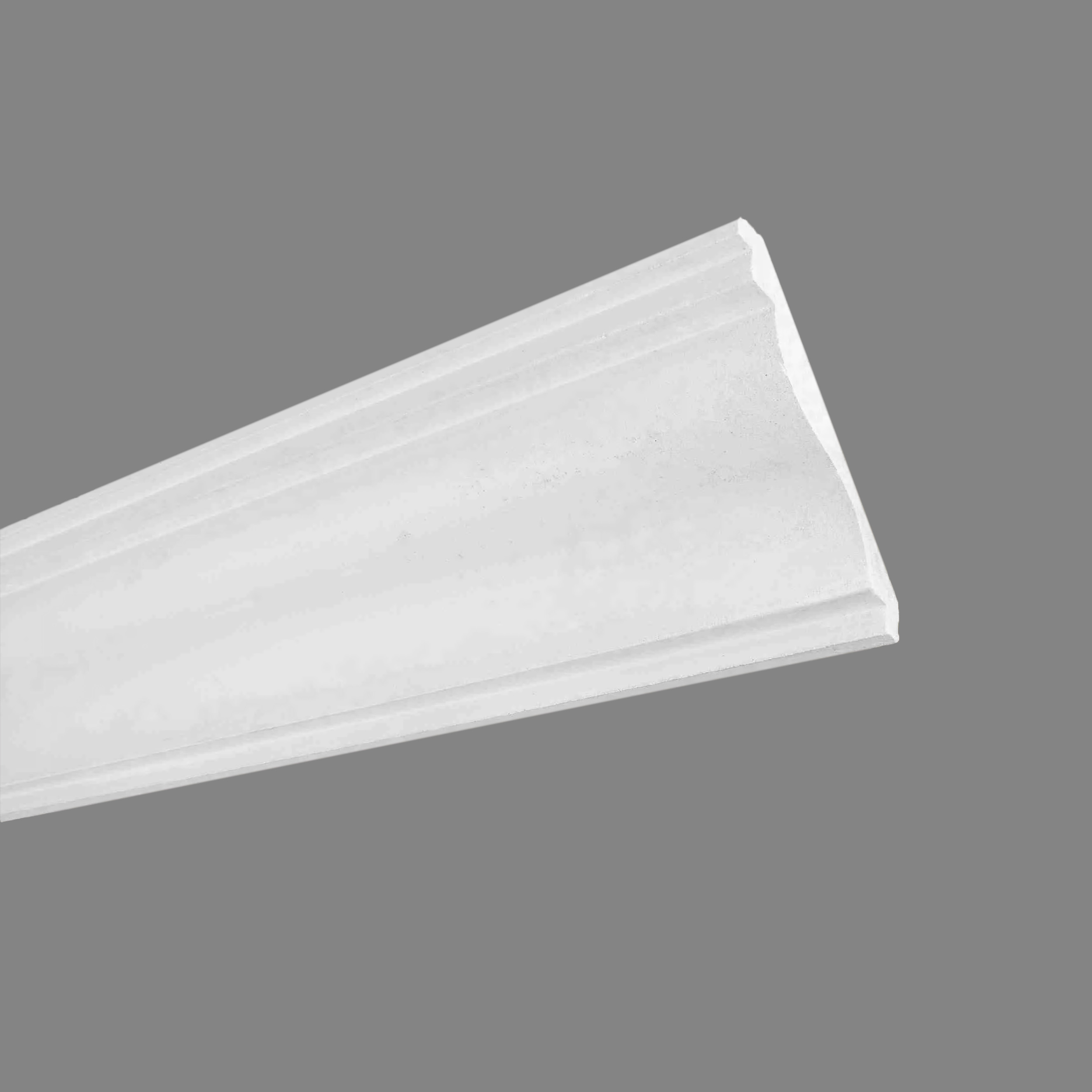 PROVISTON Modanatura in gesso "ES-15" Stucco in gesso autentico 115 x 115 x 1200 mm Modanatura in gesso