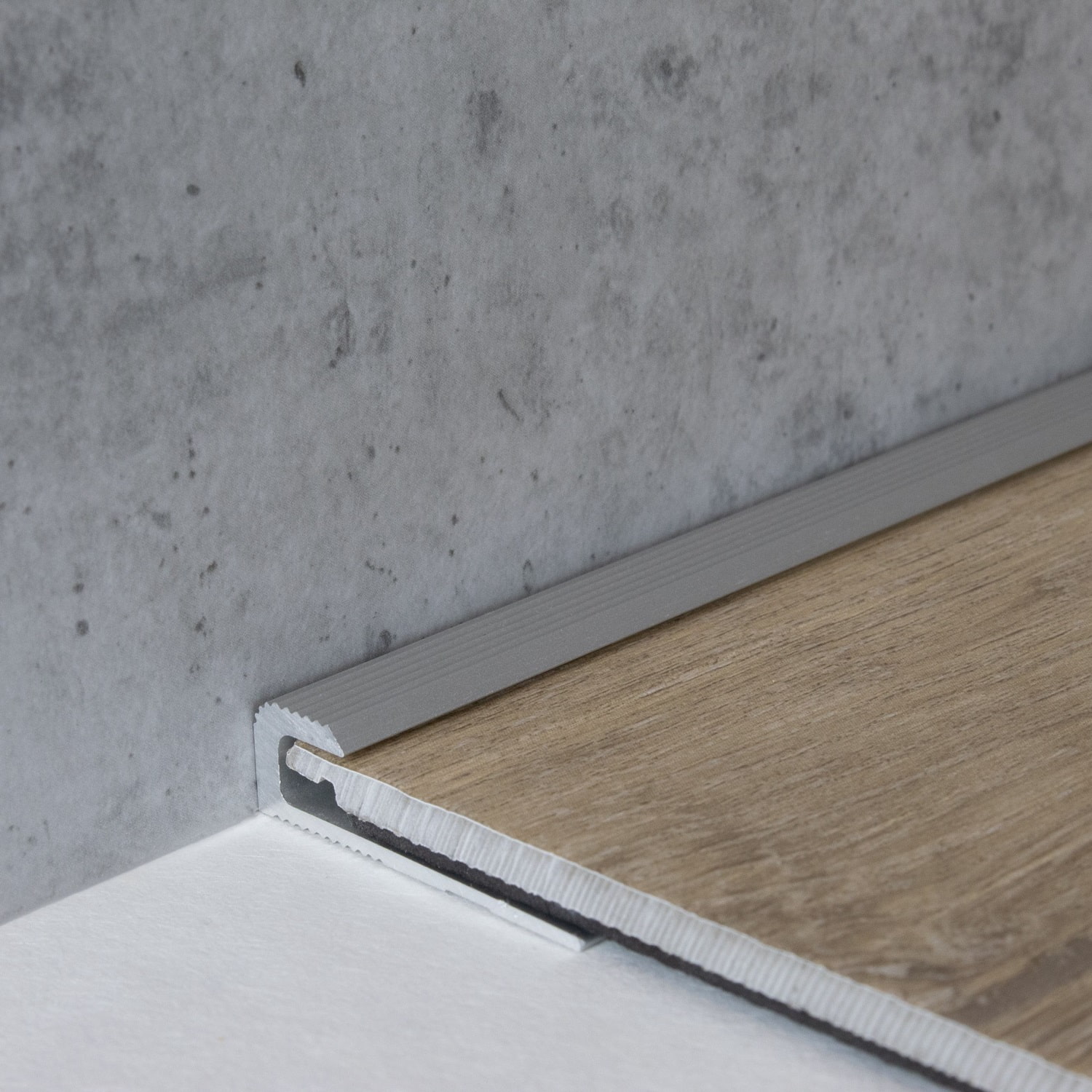 Profili di bordatura e finitura PROVISTON Cavan B 30 mm, altezza bordatura 5 mm, alluminio anodizzato