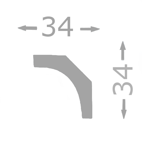 Stuckleiste "Monaco 1" - 2