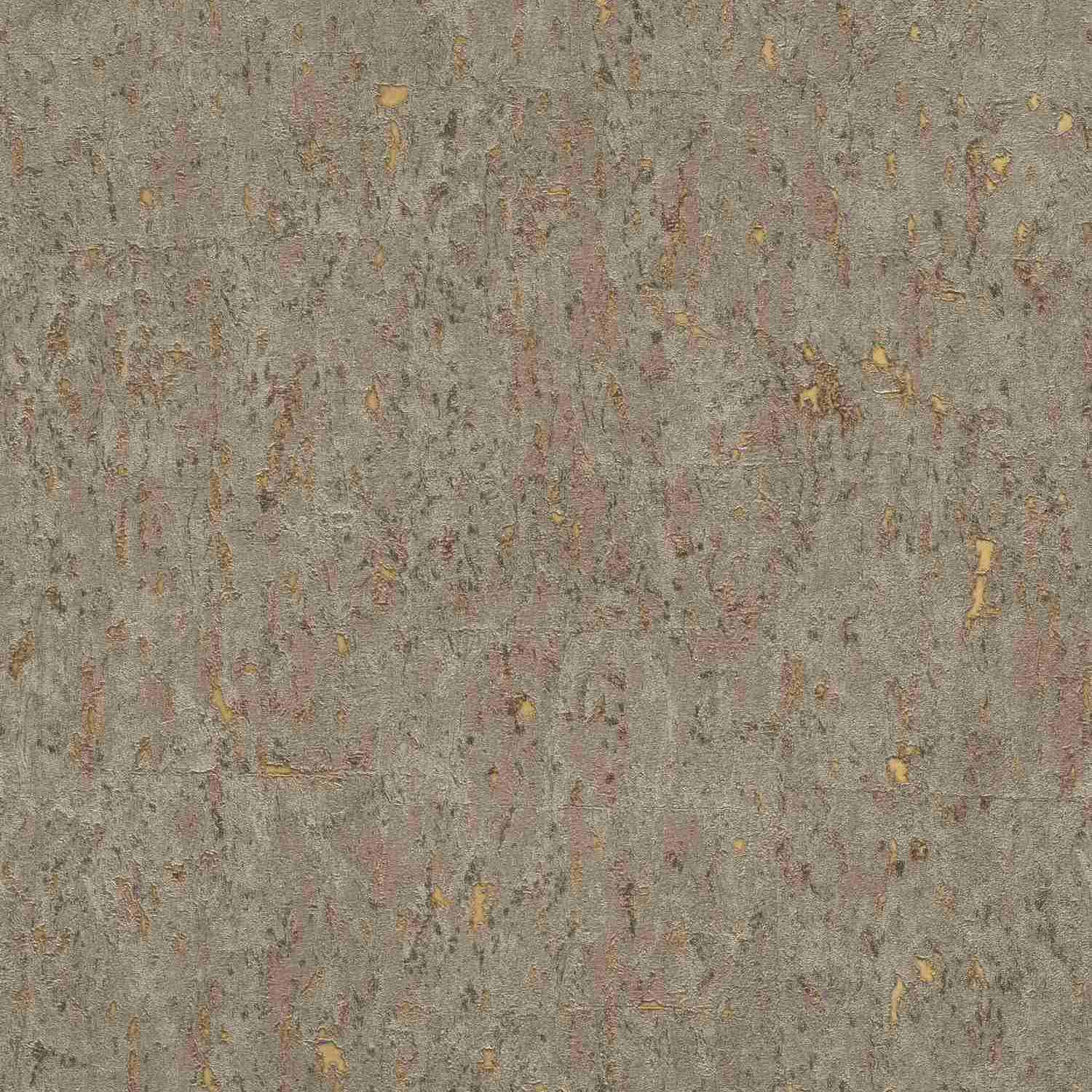 Quick Curiosità 538342 Carta da parati in tessuto non tessuto Industriale 0,53 x 10,05 m Oro