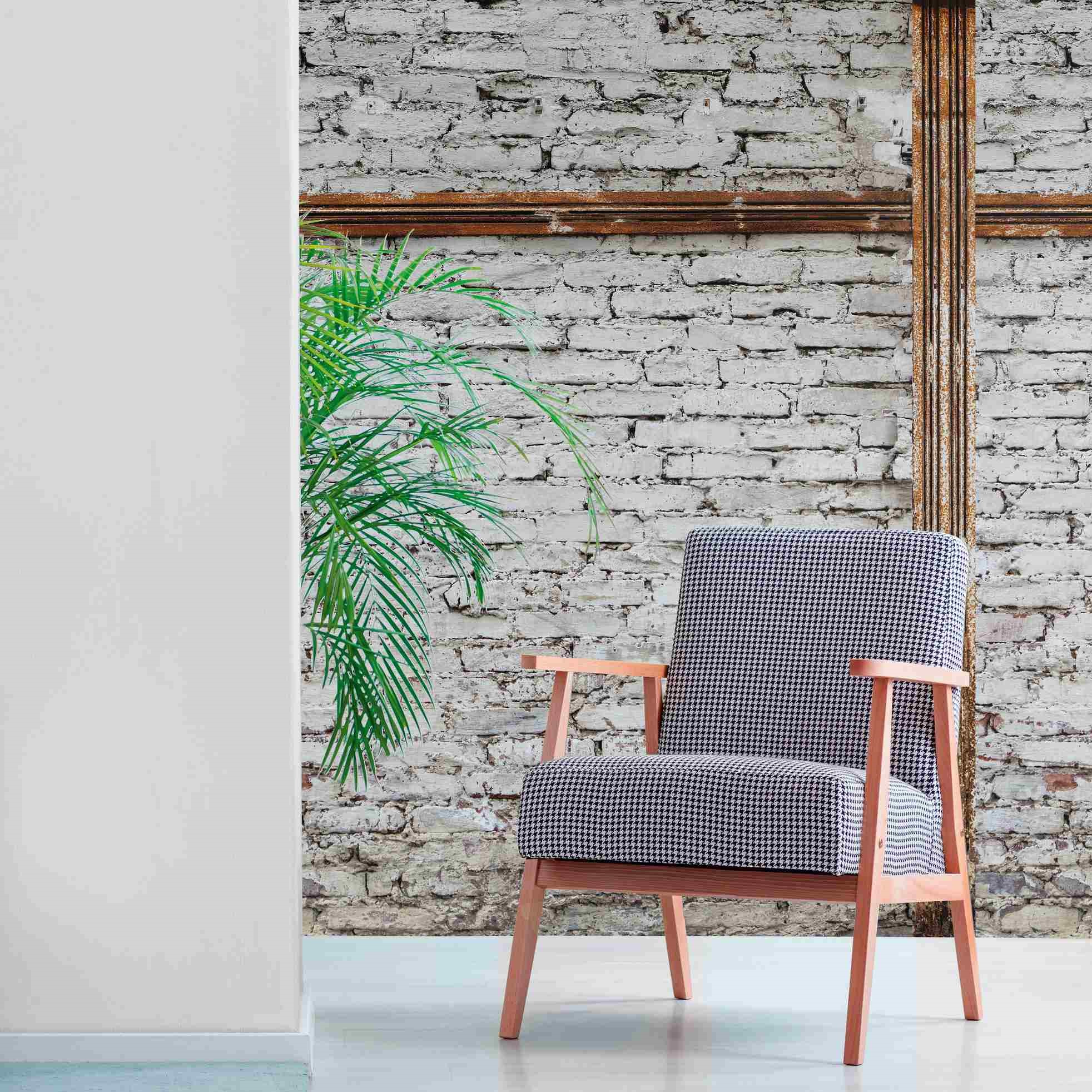 A.S. Creation Photo Wallpaper The Wall 383511 Un motivo per rotolo Effetto pietra Bianco