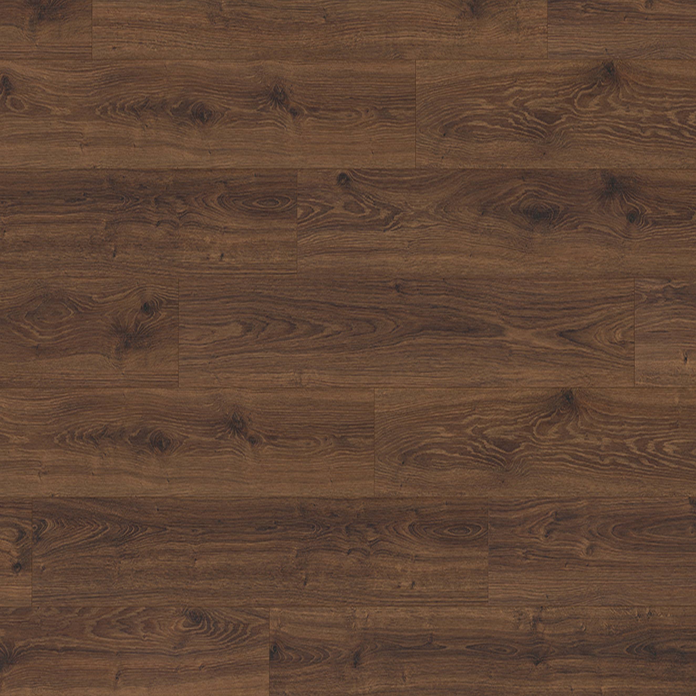 Laminato PRO EPL136 1292 x 193 x 8 mm Pavimento laminato Click Effetto Legno Rovere Marrone Scuro NKL32