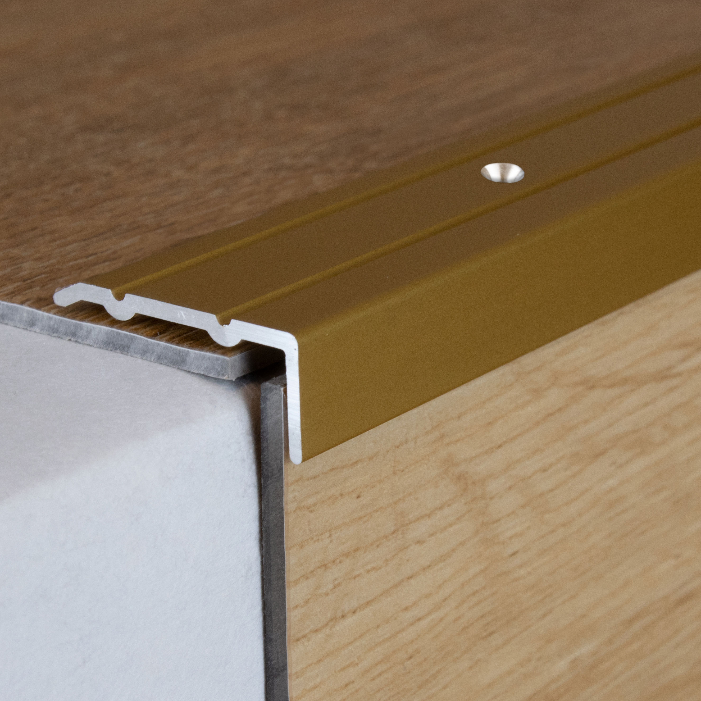 Profili per bordi e angoli delle scale PROVISTON Salerno Larghezza 24,5 mm Alluminio