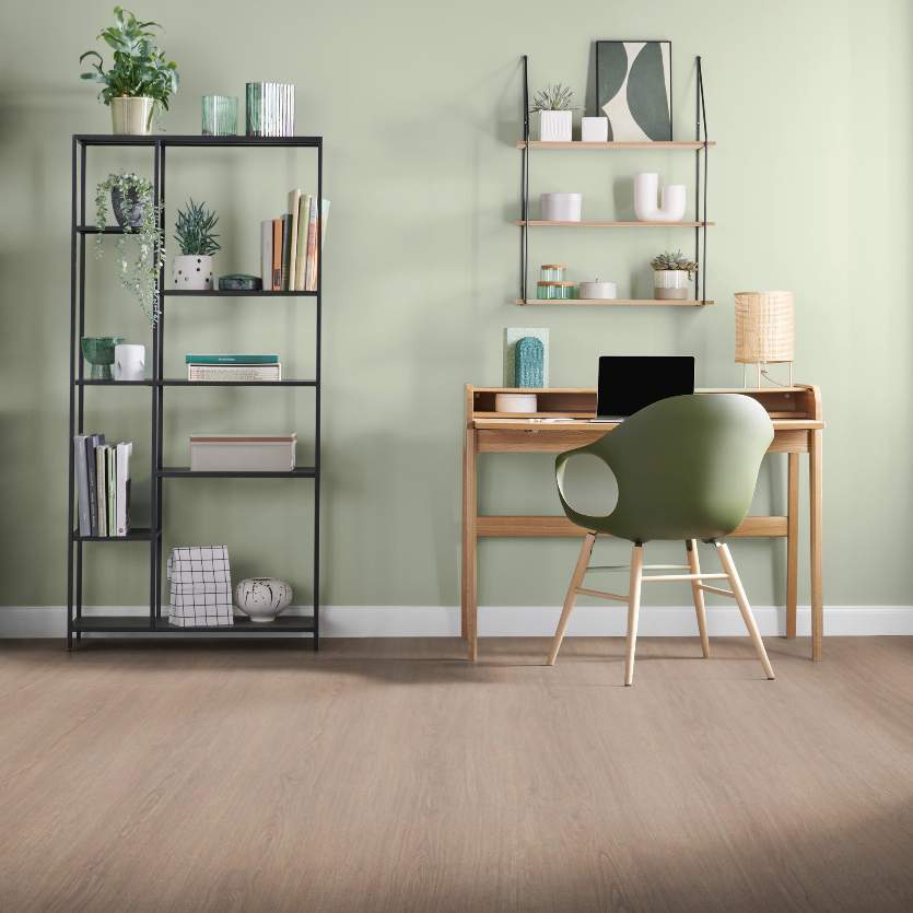 Click Laminate EL1011 1292 x 246 x 8 mm Pavimento laminato resistente all'acqua, effetto legno, rovere marrone NKL32