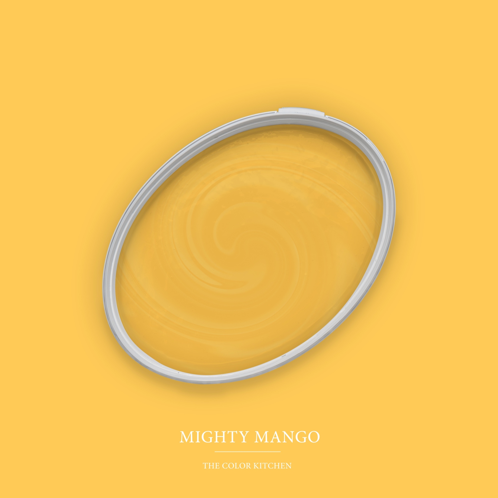 Pittura murale gialla opaca The Color Kitchen Mighty Mango Pittura per interni esclusiva, ad alta intensità di colore