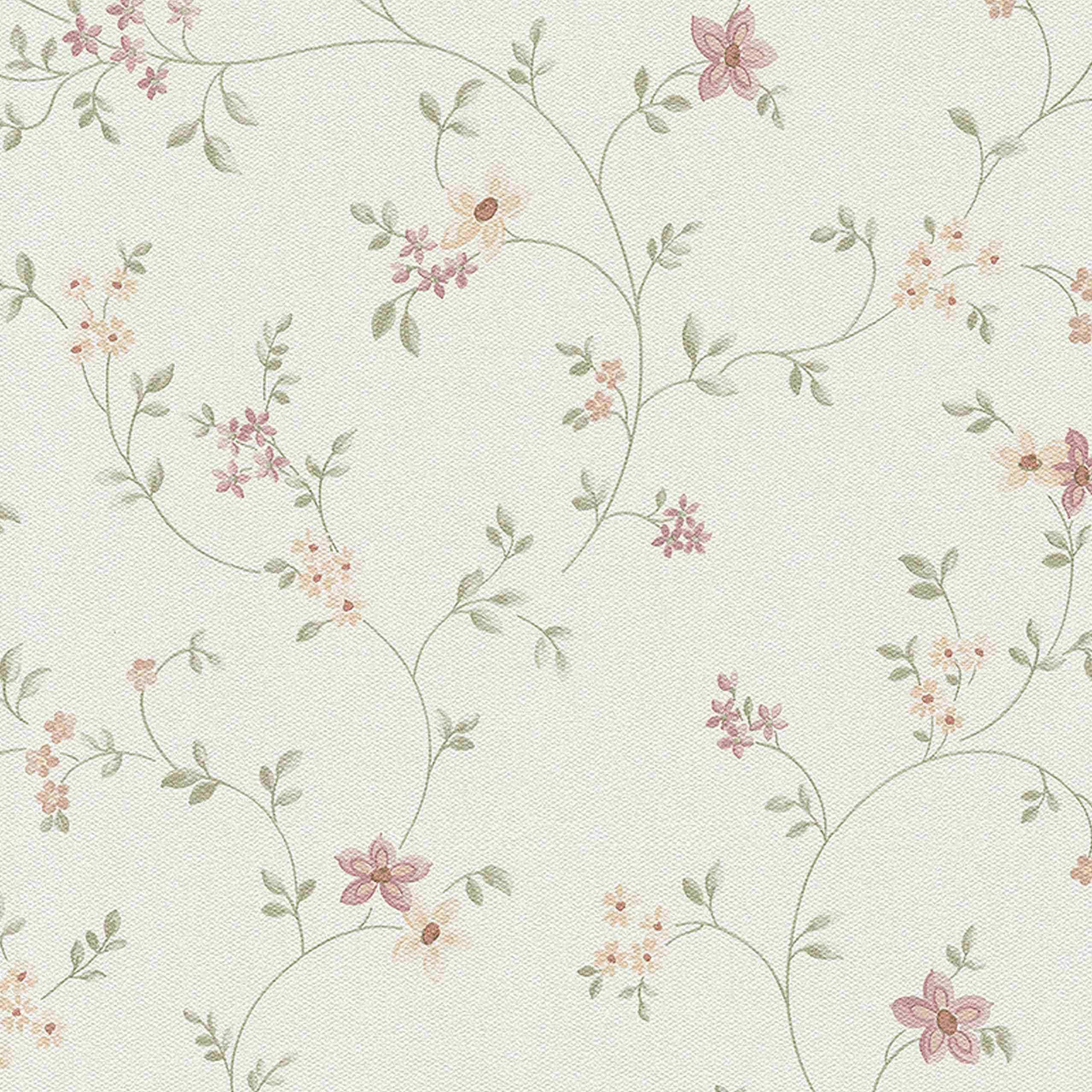 A.S. Creation Il meglio del pile 937701 Carta da parati in tessuto non tessuto Aspetto floreale 0,53 x 10,05 m Colorato