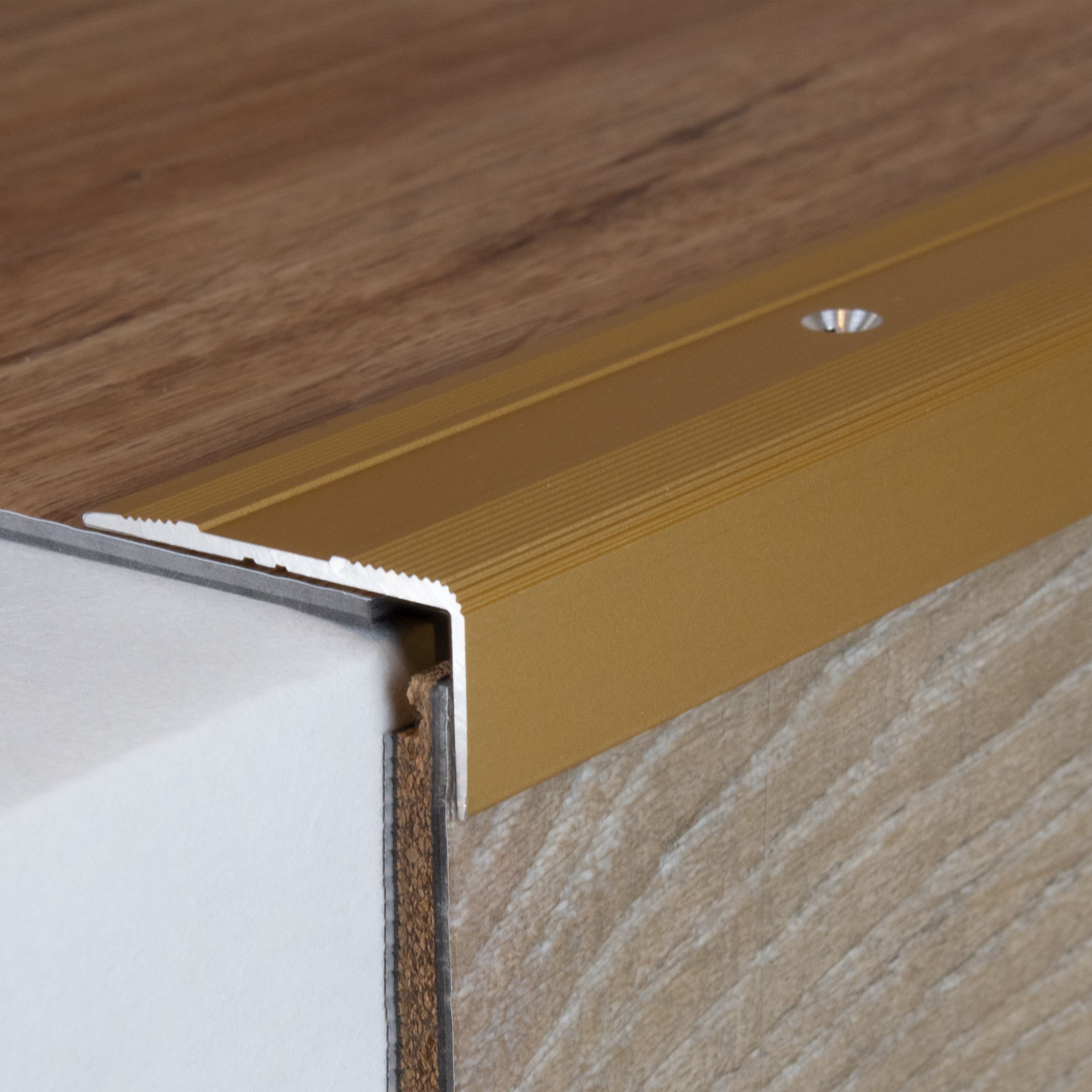 Profili per bordi e angoli delle scale PROVISTON Milena H 15 mm W 36 mm L 1000 mm Alluminio