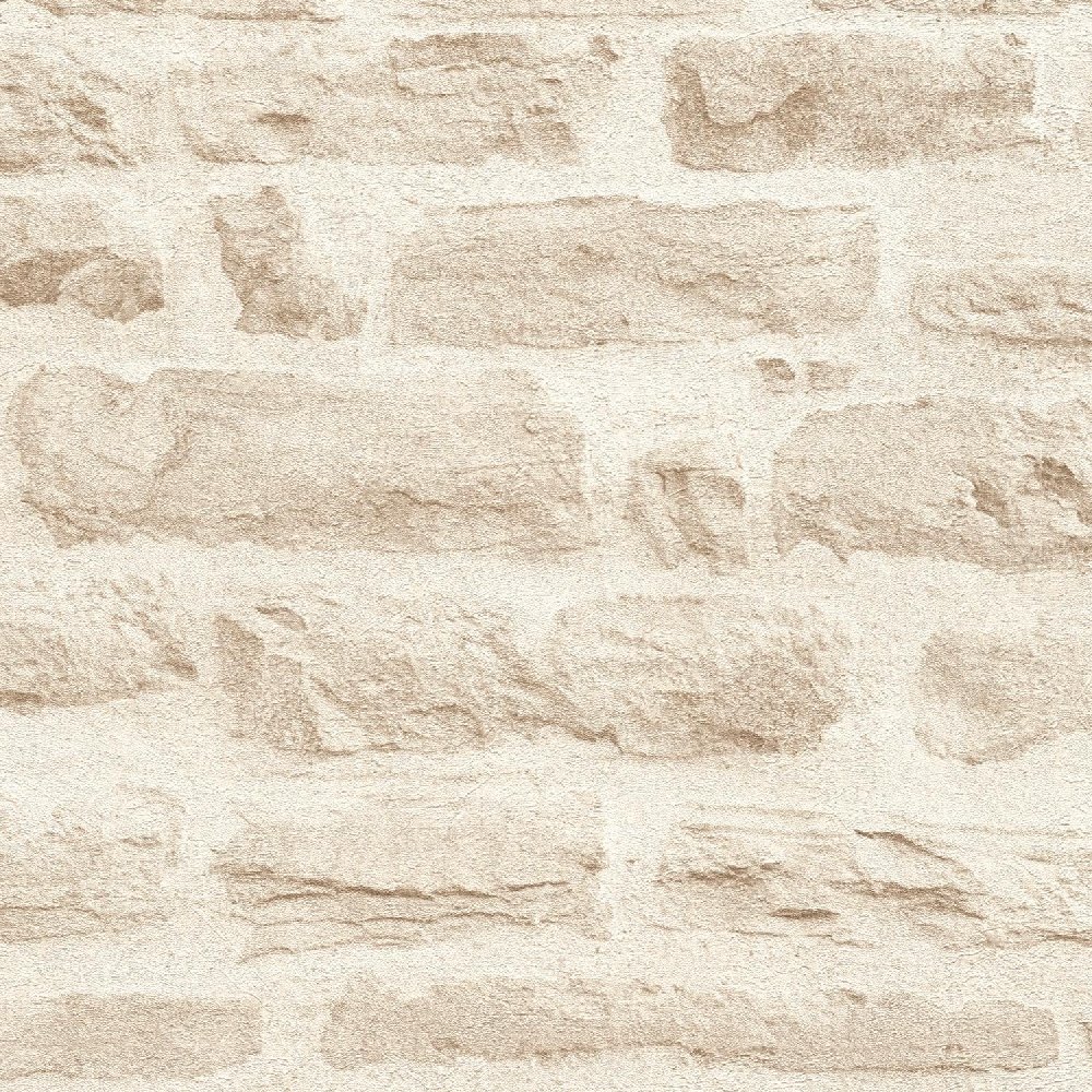 Carta da parati non tessuta 355803 beige pietra cemento Elements II A.S. Creation