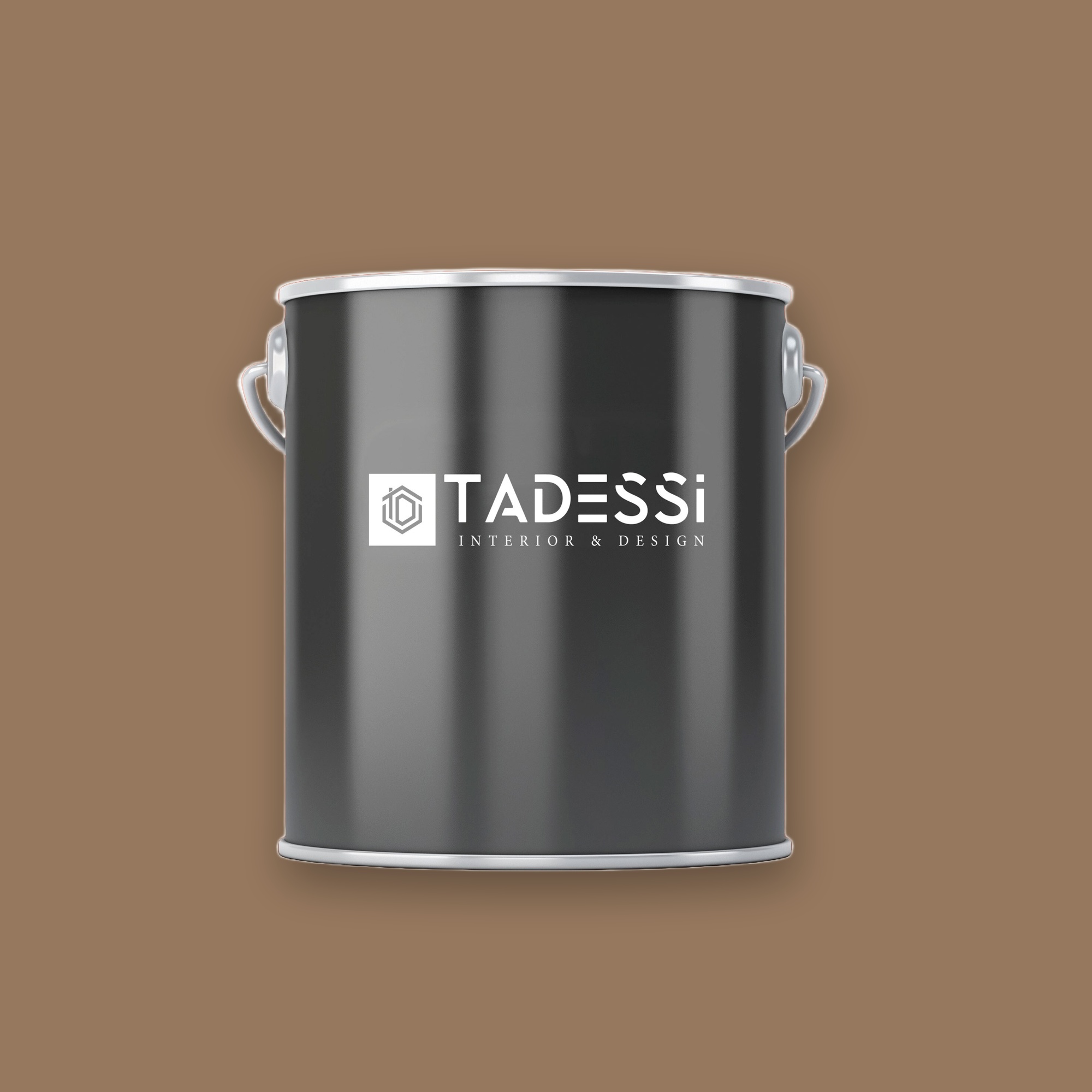 TADESSI Wall Select Wall Paint Brown - Coffee Brown - Pittura per interni di alta qualità - Intensità di colore intensa