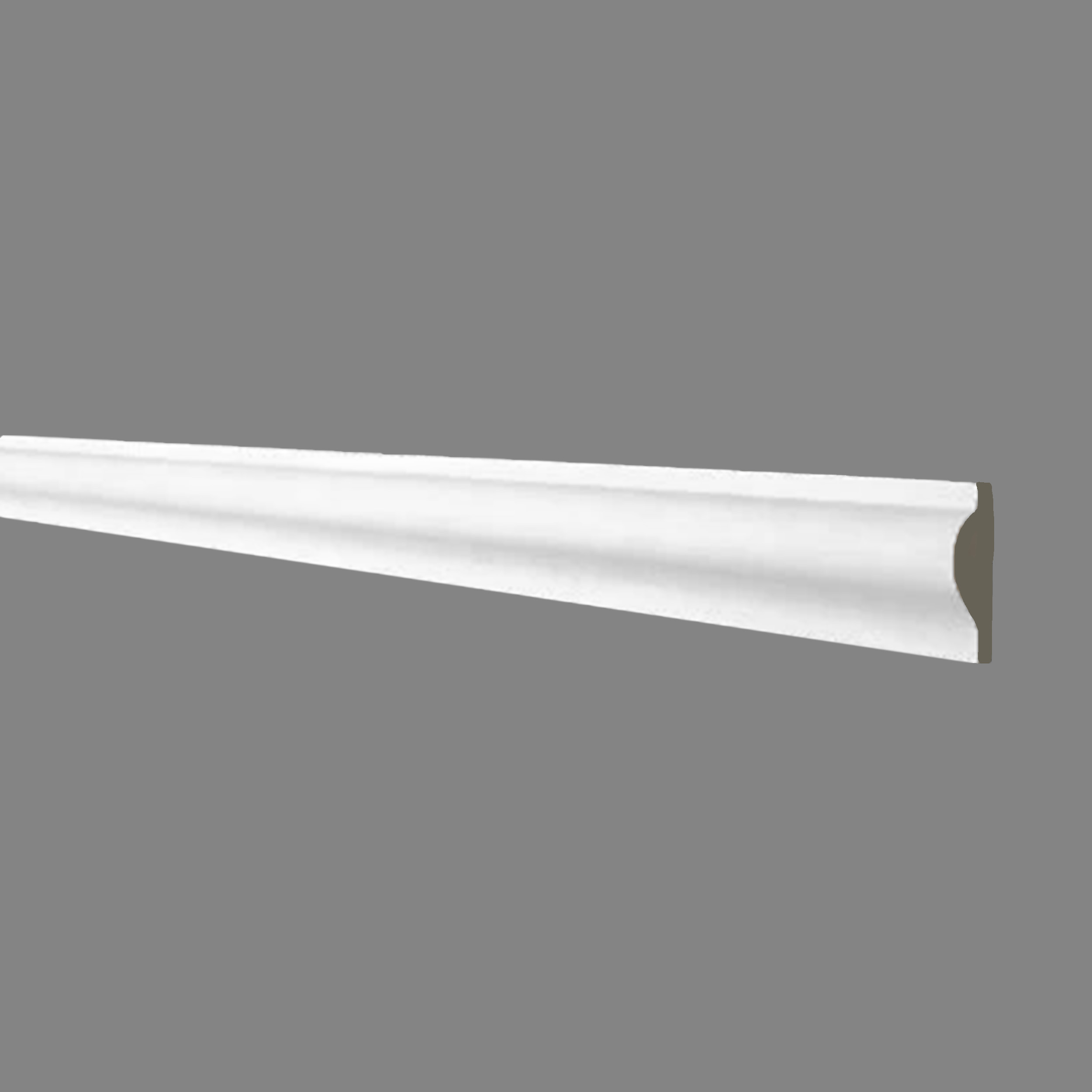 PROVISTON Modanatura decorativa in gesso Schwerin Gesso 13 x 34 x 910 mm Modanatura da parete Bianco