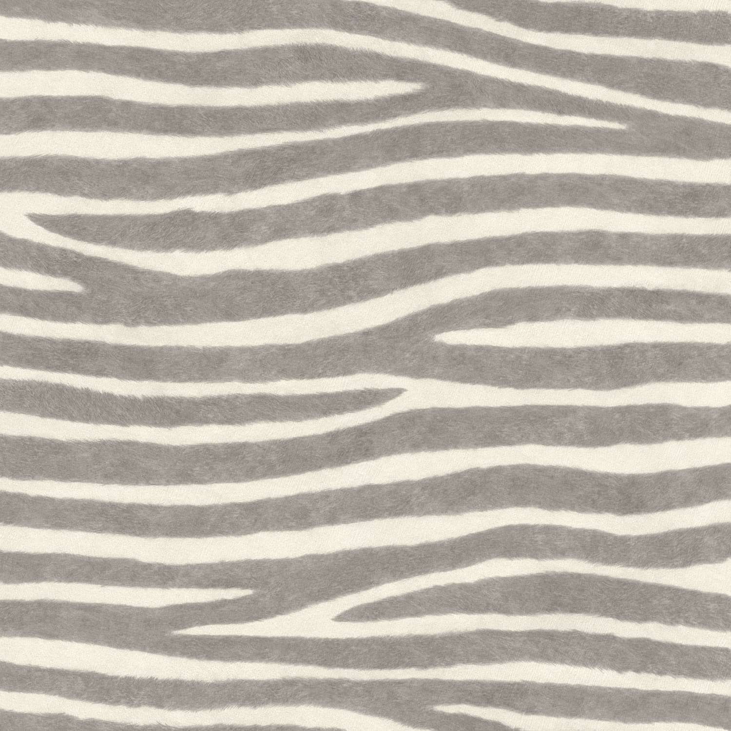 Rasch African Queen III 751734 Carta da parati in tessuto non tessuto Stampa animalier 0,53 x 10,05 m Grigio Bianco