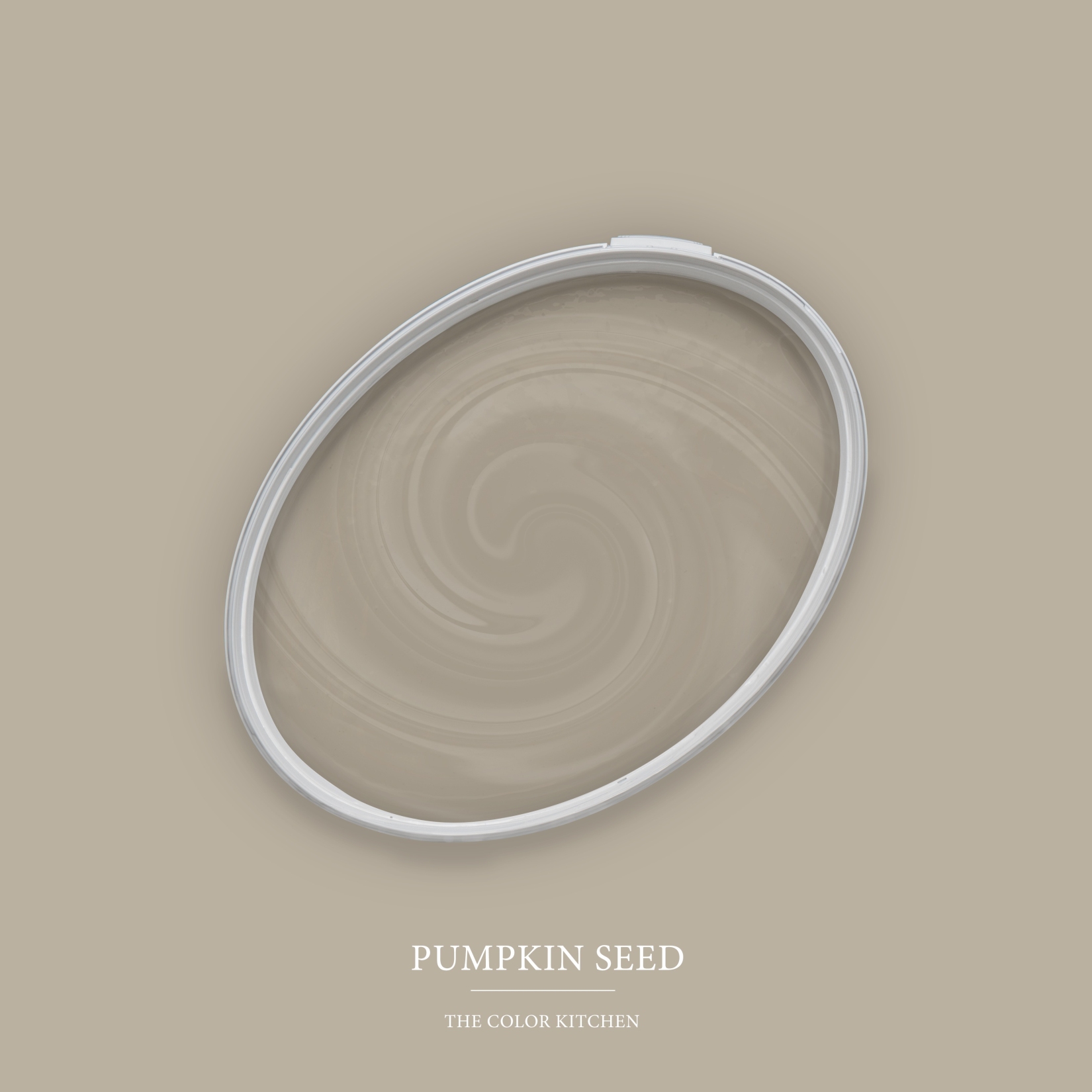 Pittura murale tortora opaca The Color Kitchen Pumpkin Seed Pittura a emulsione per interni esclusiva, ad alta coprenza