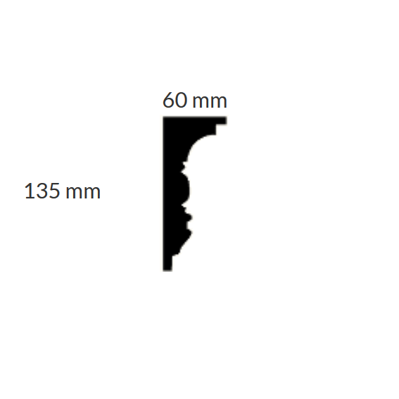 Stuckleiste "Gelsenkirchen" (Stuckleisten aus Gips)