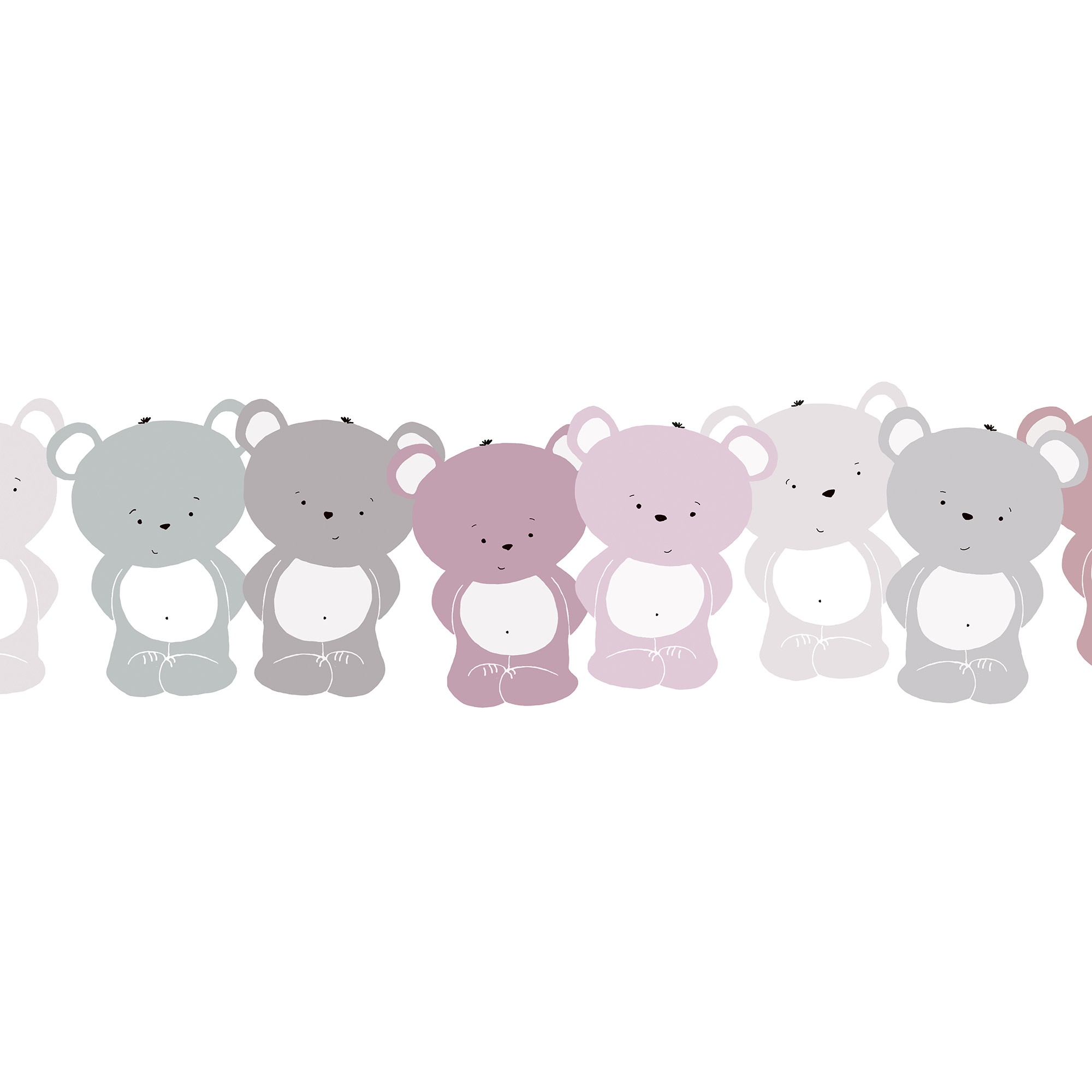 A.S. Creation Lovely Kids 403739 Bordo Cameretta per bambini 5 x 0,155 m Rosa