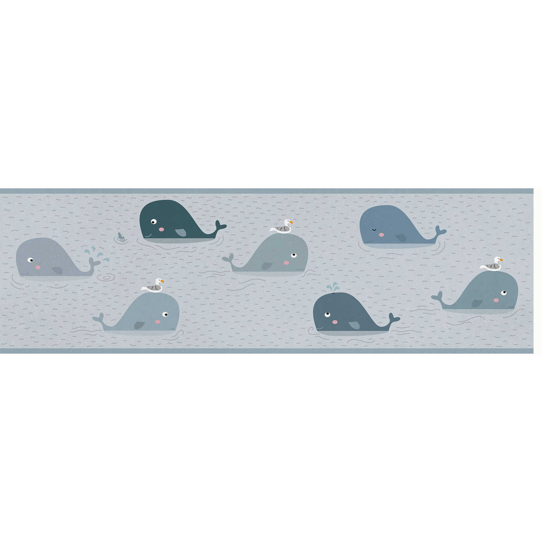 A.S. Creation Lovely Kids 403735 Bordo Cameretta per bambini 5 x 0,155 m Grigio