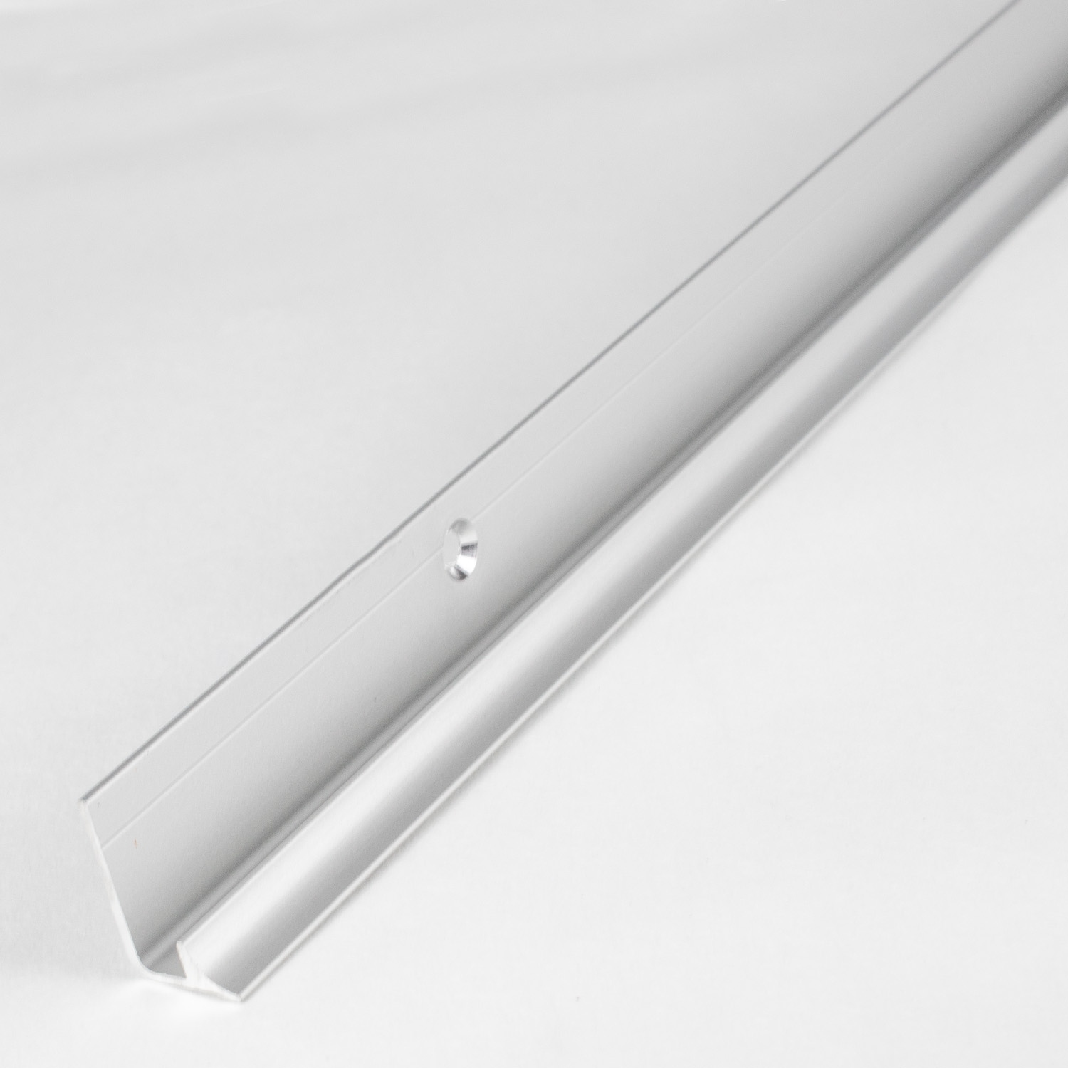 Profili per bordi e angoli per scale Auer Kent H 20 mm W 12 mm altezza bordo 5 mm alluminio anodizzato