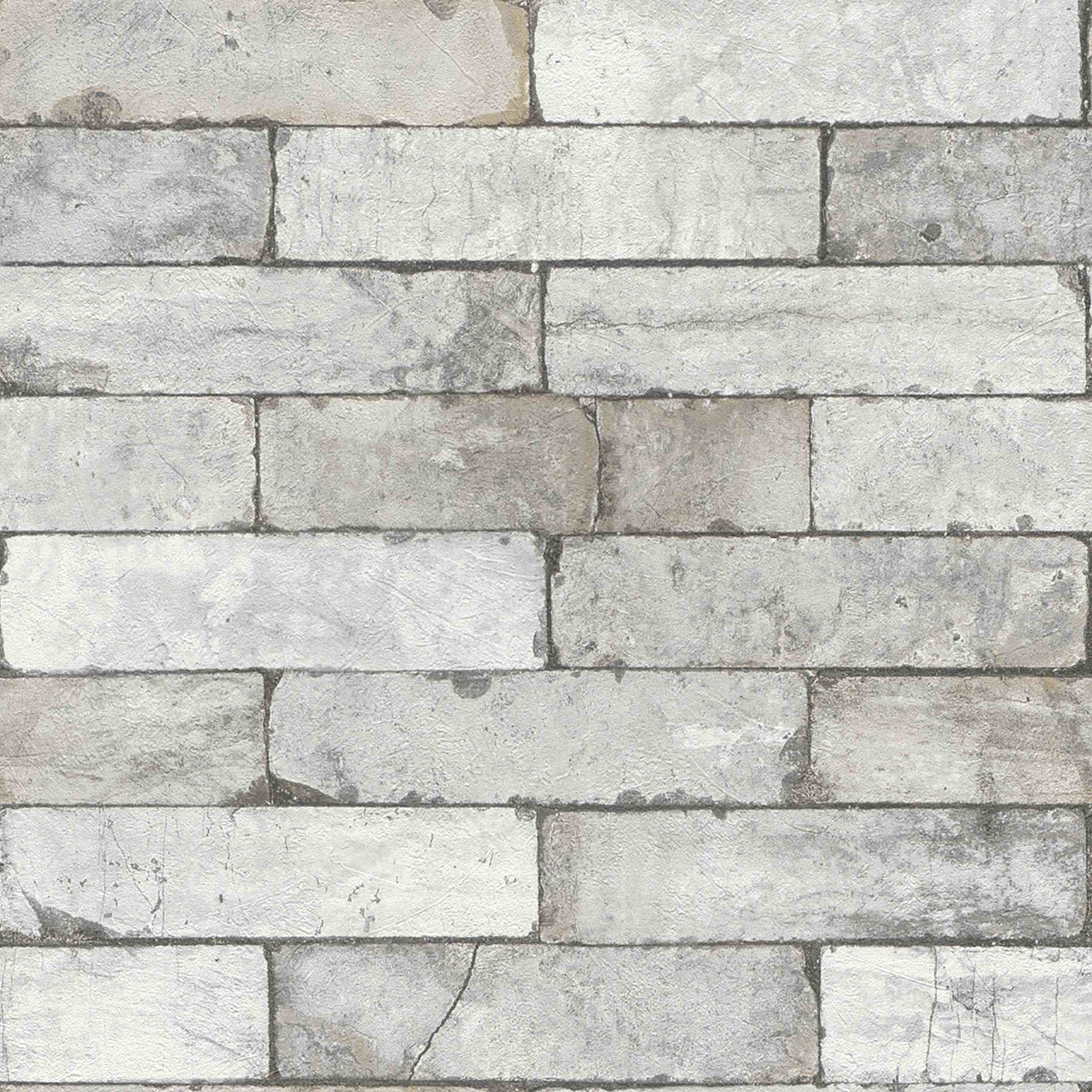 Quick Factory III 446302 Carta da parati in tessuto non tessuto Ottica 3D 0,53 x 10,05 m Beige