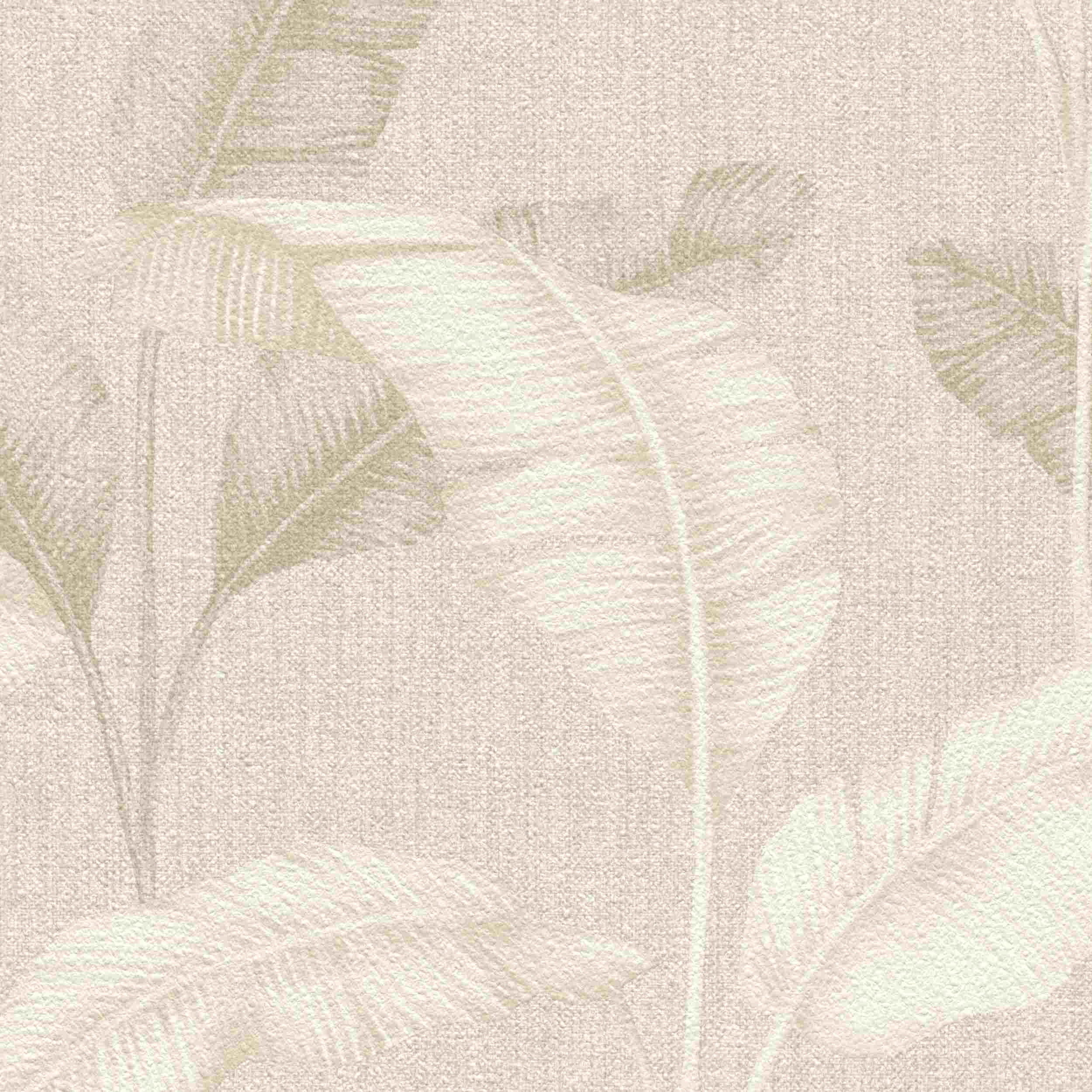 Selezione di carta da parati Rasch 200331 0,53 x 10,05 m Beige giungla botanica