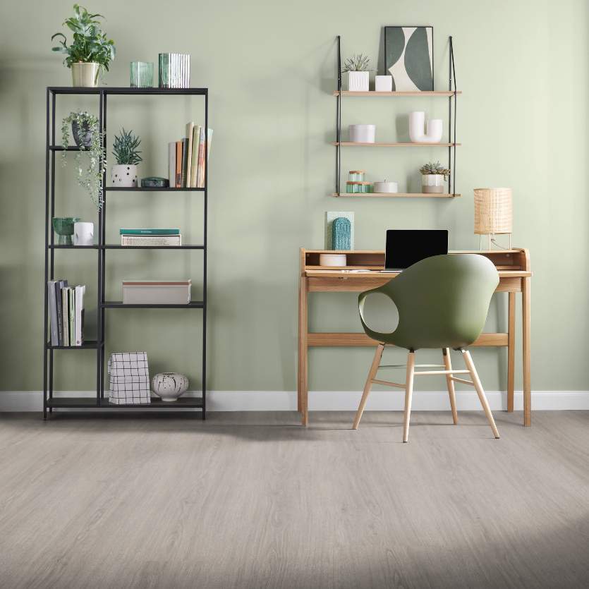 Click Laminate EL1010 1292 x 246 x 8 mm Pavimento laminato resistente all'acqua, effetto legno, rovere grigio NKL32