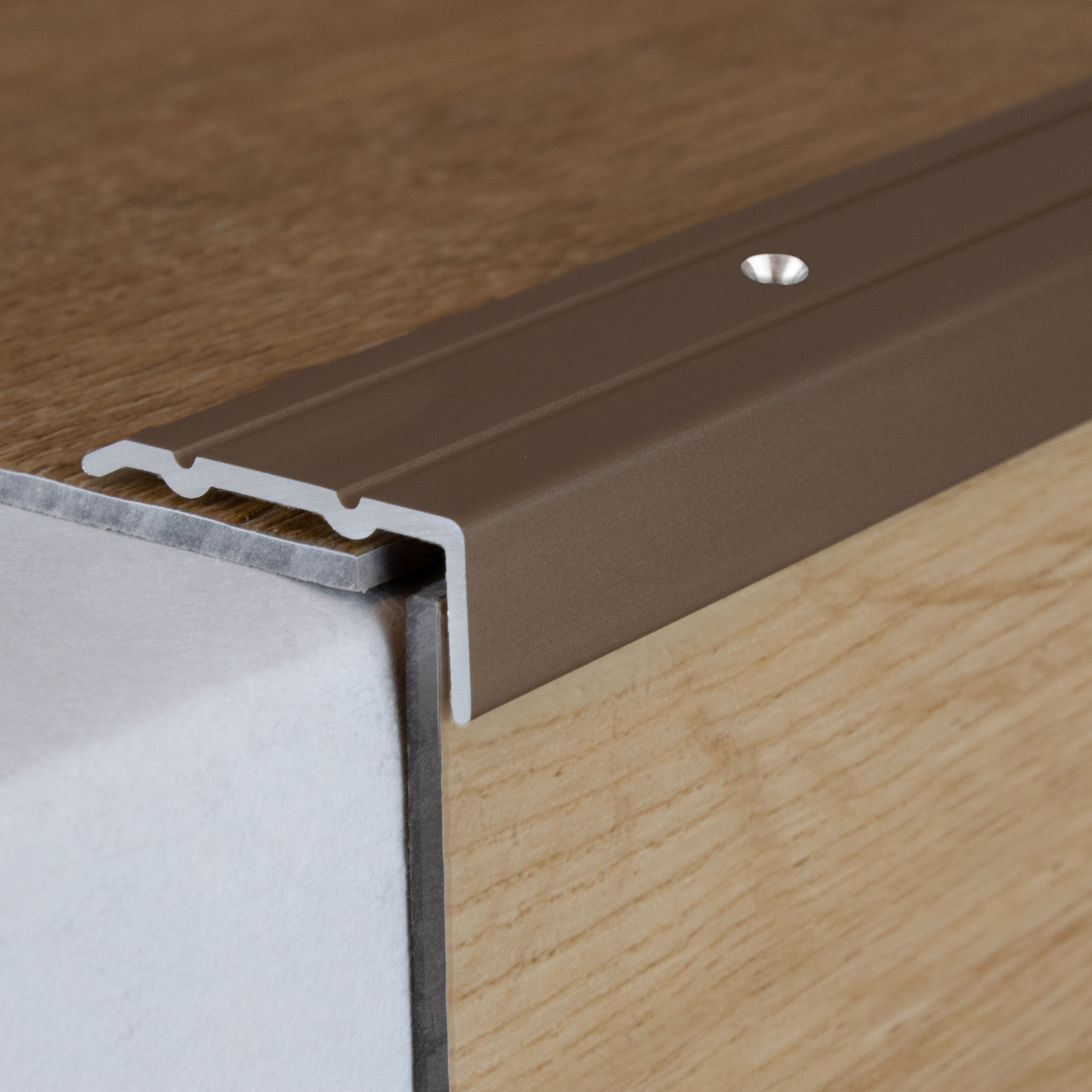 Profili per bordi e angoli delle scale PROVISTON Salerno Larghezza 24,5 mm Alluminio