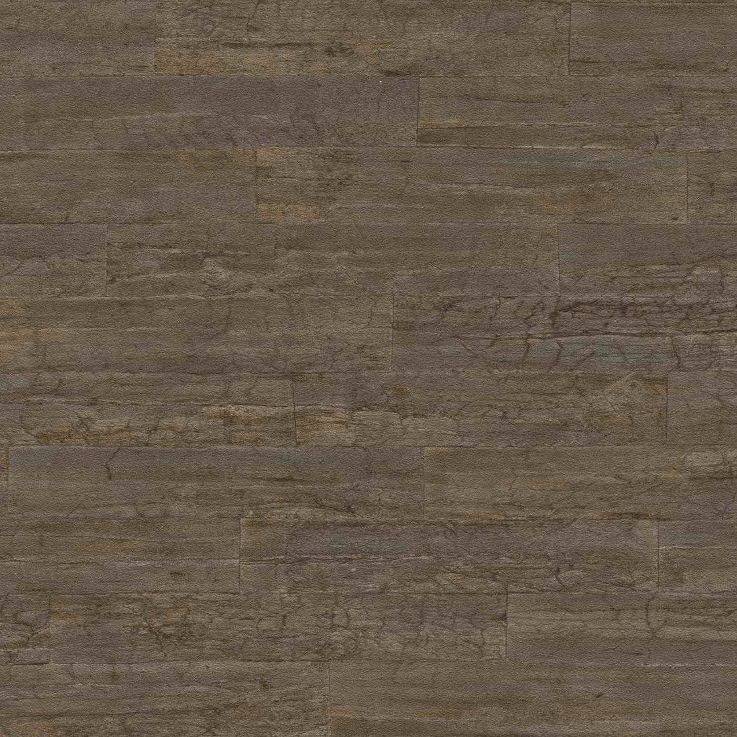 Rasch Curiosity 537055 Carta da parati in tessuto non tessuto Effetto legno 0,53 x 10,05 m Grigio