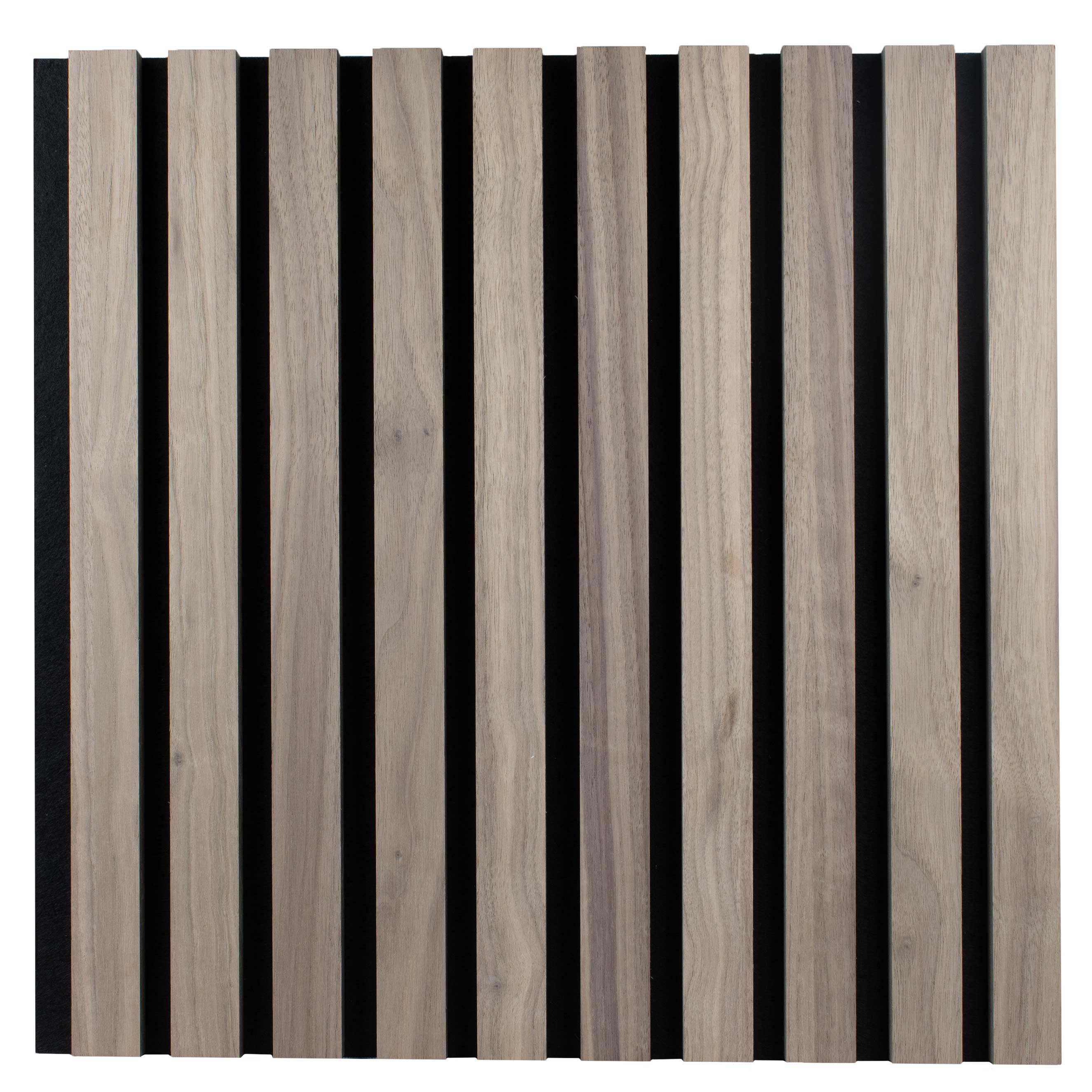 Pannello acustico da parete PROVISTON 400 x 400 x 21 mm Pannelli acustici 3D in MDF color noce