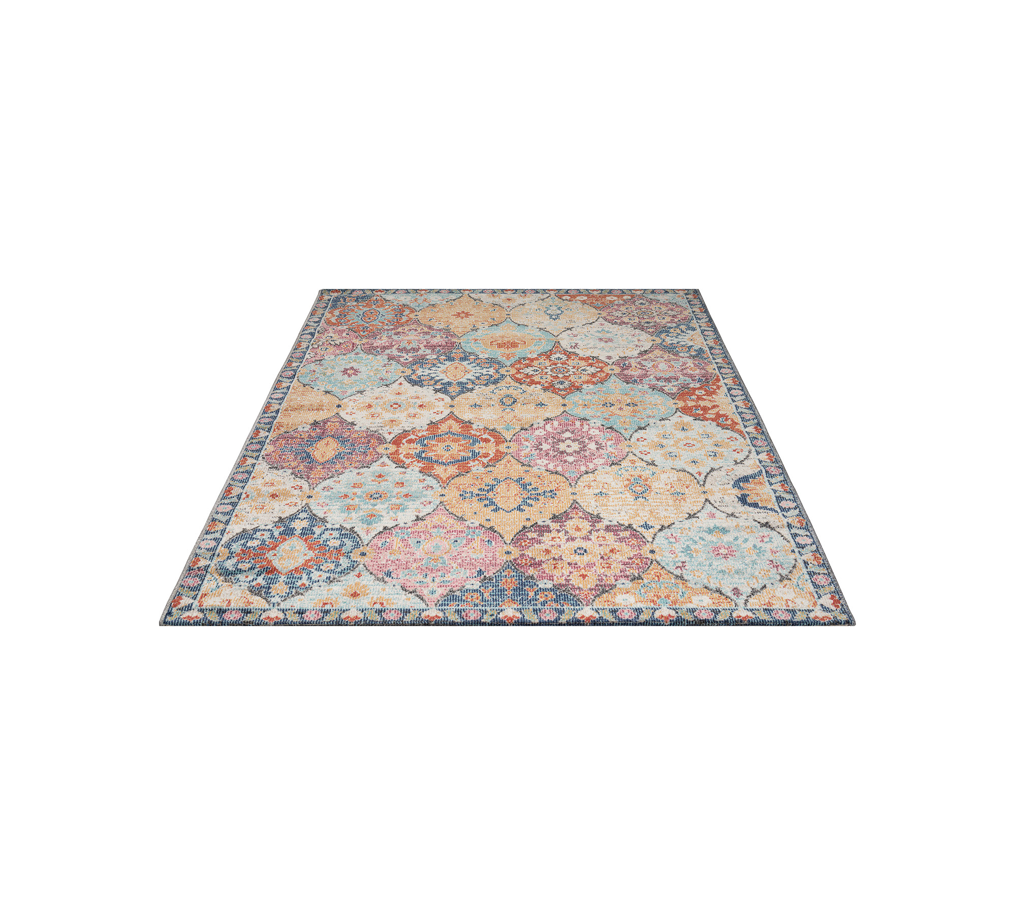Tappeto per interni ed esterni, multicolore, varie misure - rettangolare per il patio - FLOORNOVO