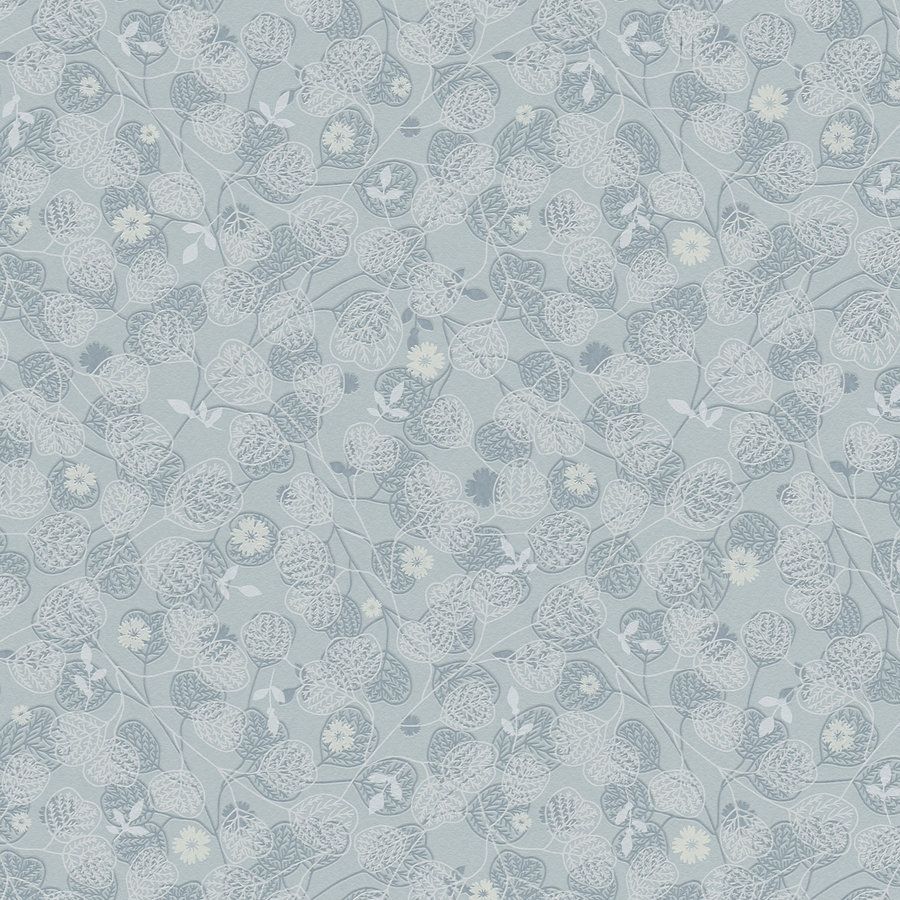 A.S. Creation Stili di viaggio 391114 Carta da parati in tessuto non tessuto aspetto floreale 10,05 x 0,53 m Blu