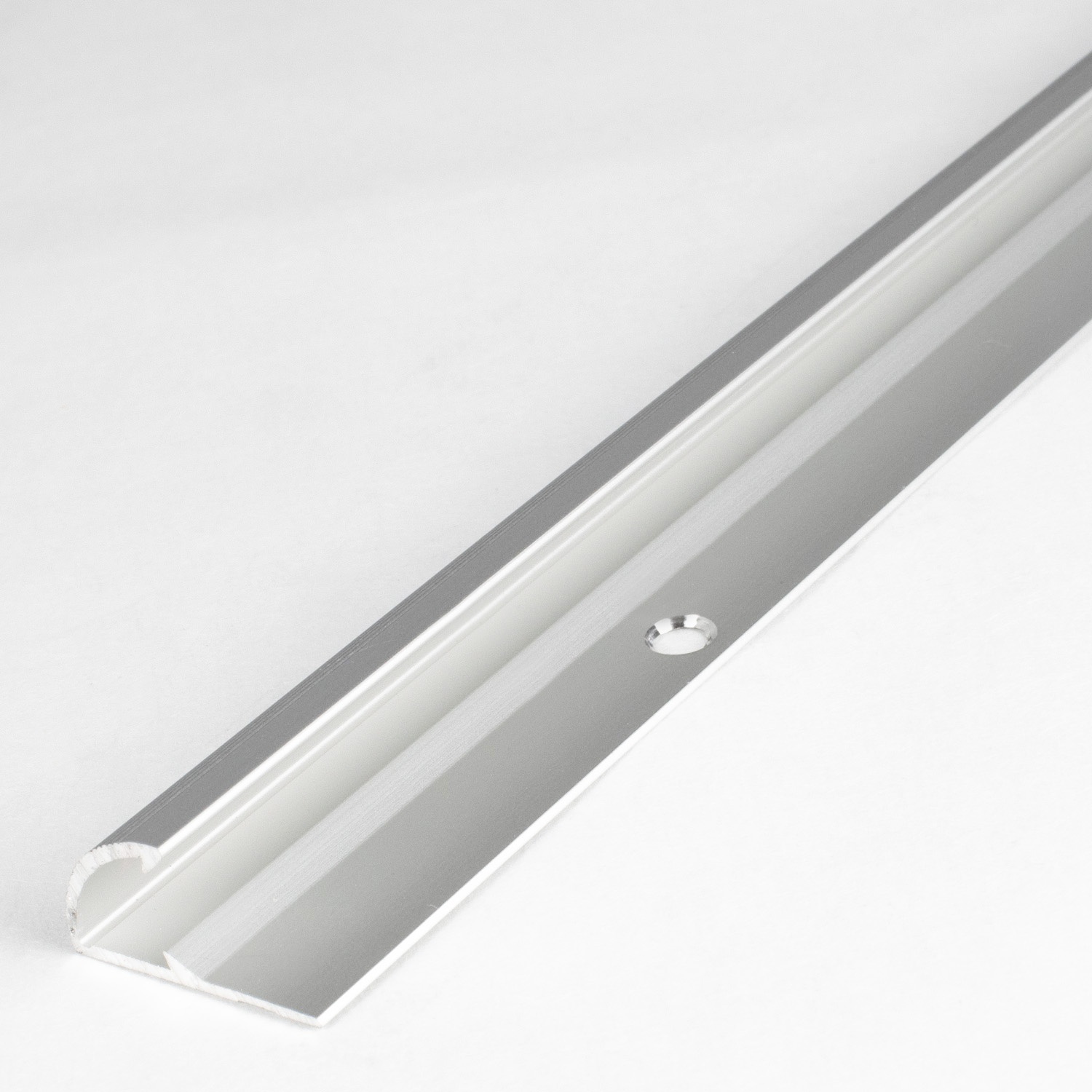 Profili di bordatura e finitura PROVISTON Limerick, altezza bordatura 7,5 mm, profilo di serraggio, alluminio anodizzato