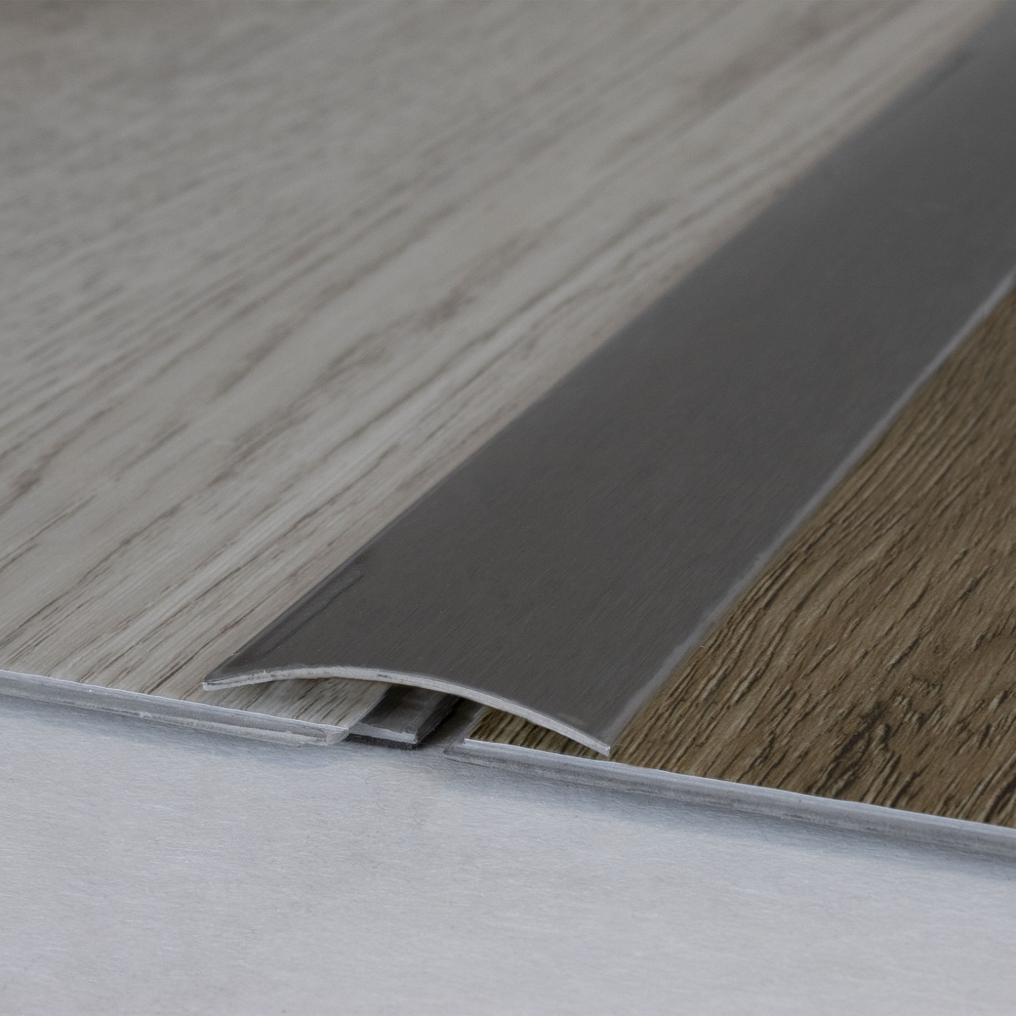 Profilo di transizione Auer Dordrecht, altezza 4,5 mm, larghezza 37 mm, striscia di transizione in acciaio inox