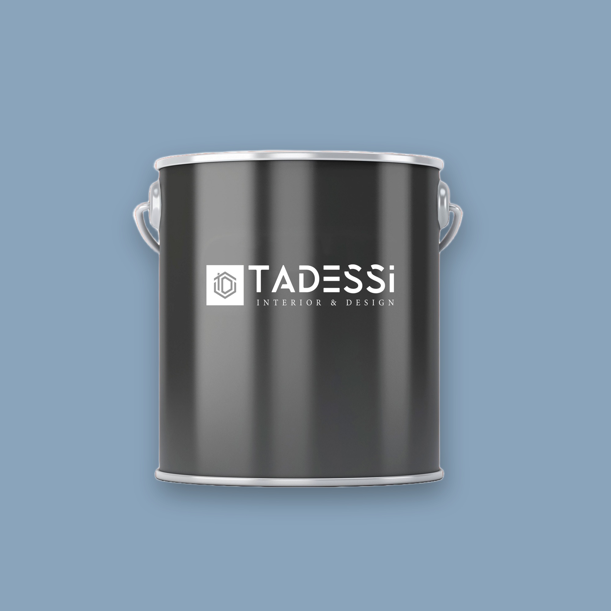 TADESSI Wall Select - Pittura murale blu - Blu ghiaccio - Pittura per interni di alta qualità - Colore intenso