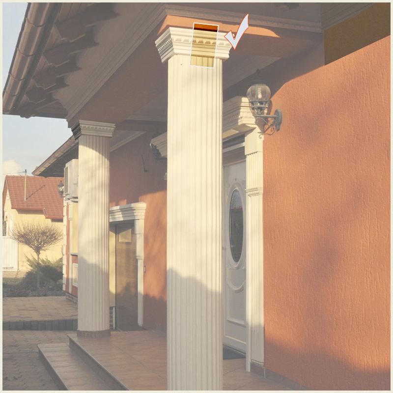 Säulendekoration mit "Wiesemann FP15"