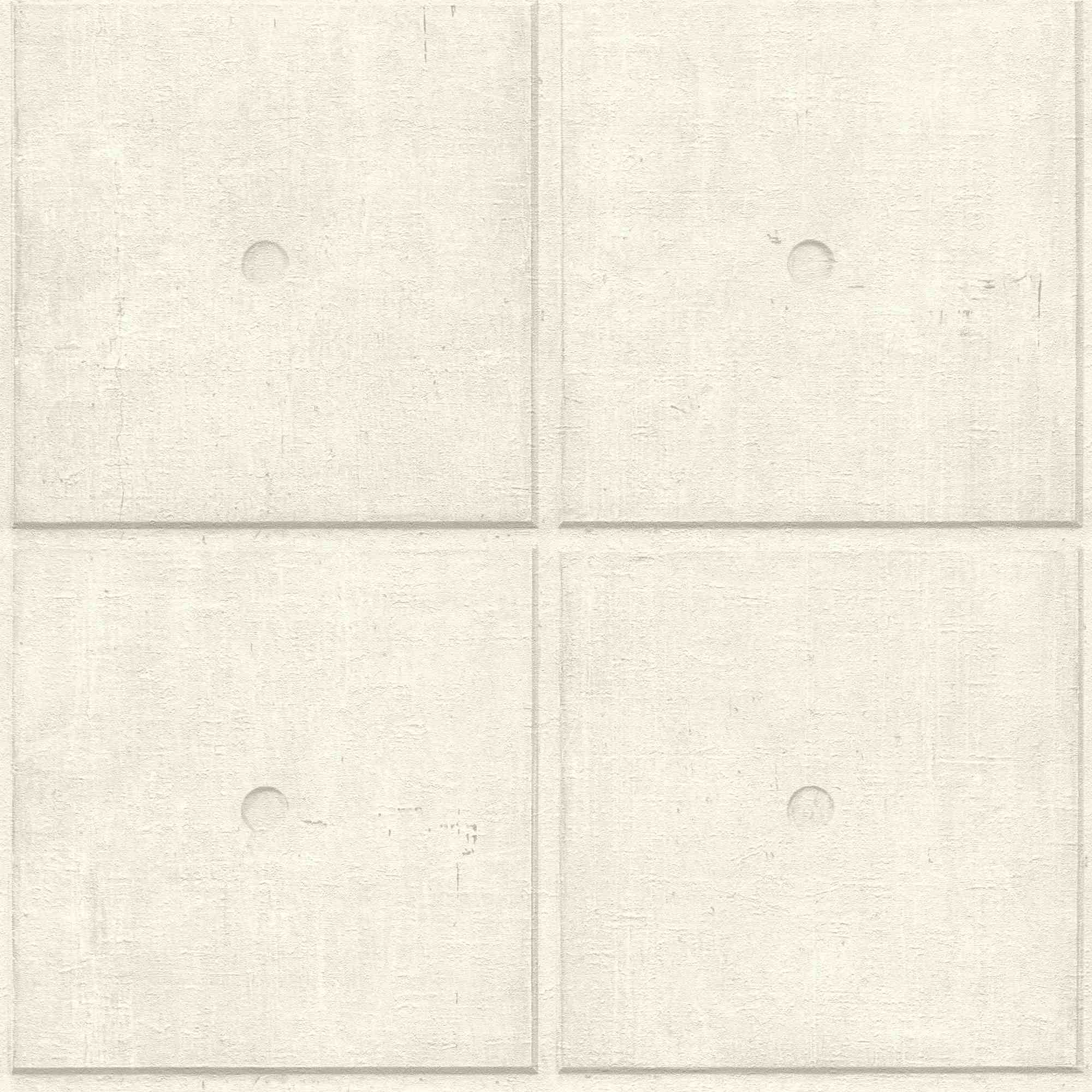 Carta da parati non tessuta 499414 White Pattern Motifs Factory V Rasch