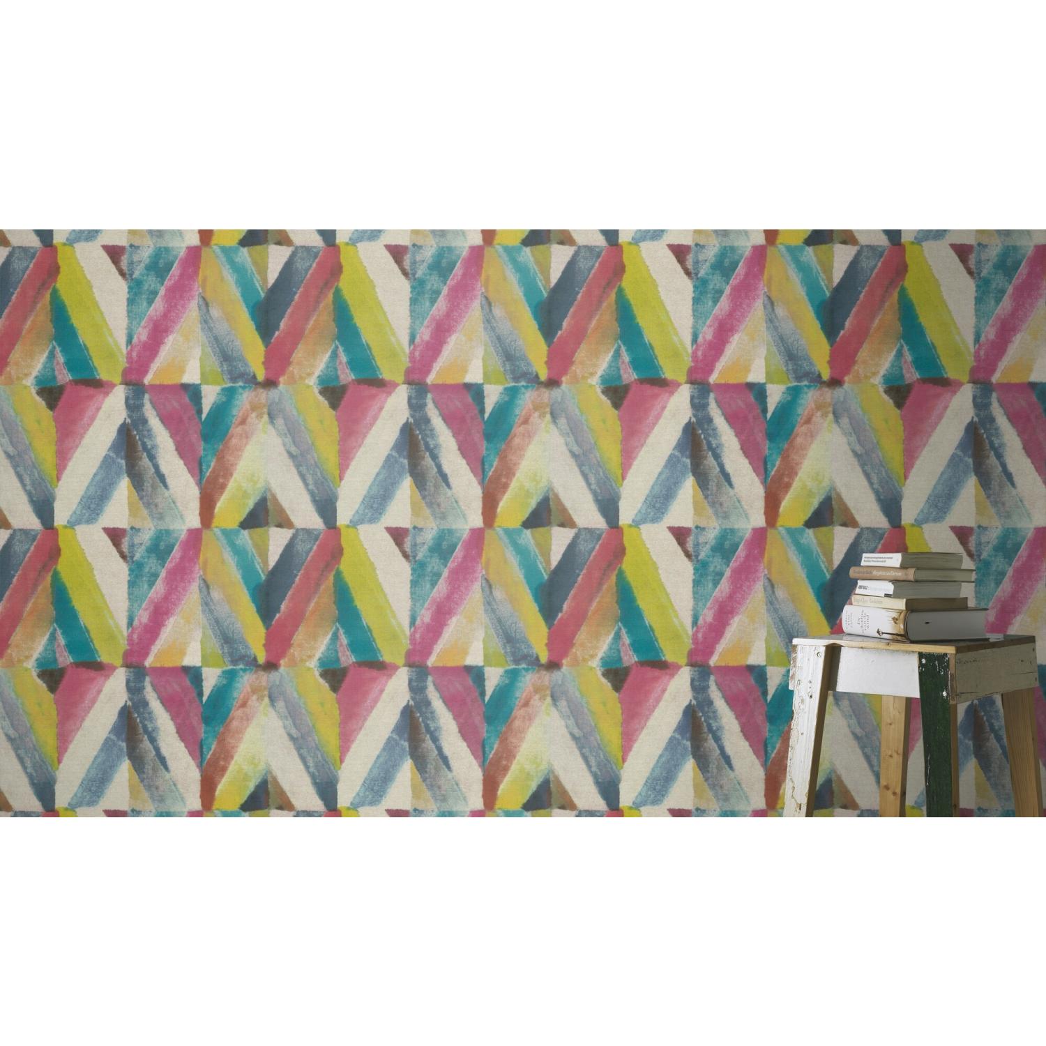 Rasch Kalahari 704051 Carta da parati in tessuto non tessuto Effetto 3D 0,53 x 10,05 m Multicolore